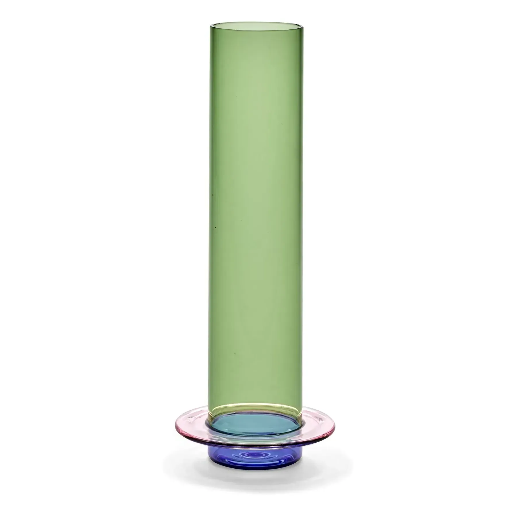 Jose Levy Glass Towers Vase - Green, Borosilicate Glass product