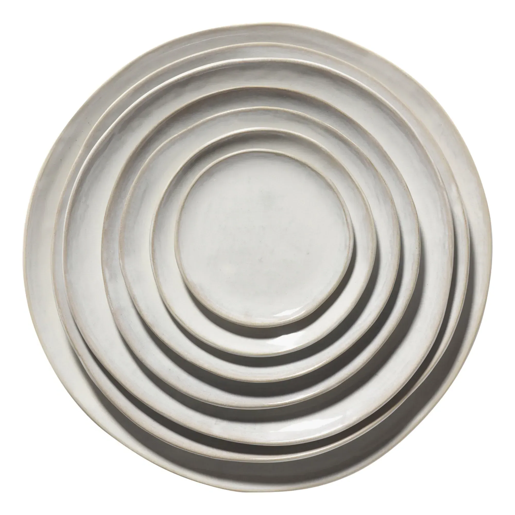 La Mère Set of 2 Plates - Off-White, Sandstone alternate view