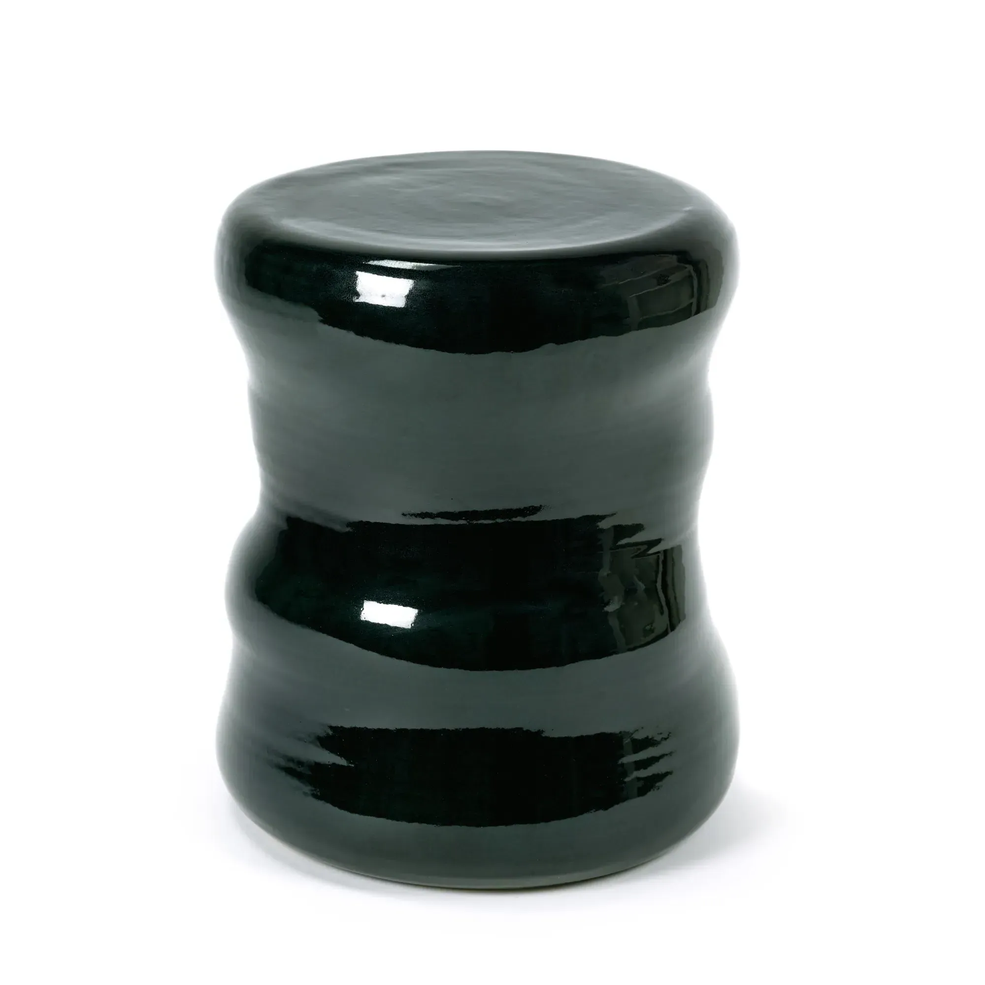 Marie Michielssen Cylinder End Table - Green, Ceramic product