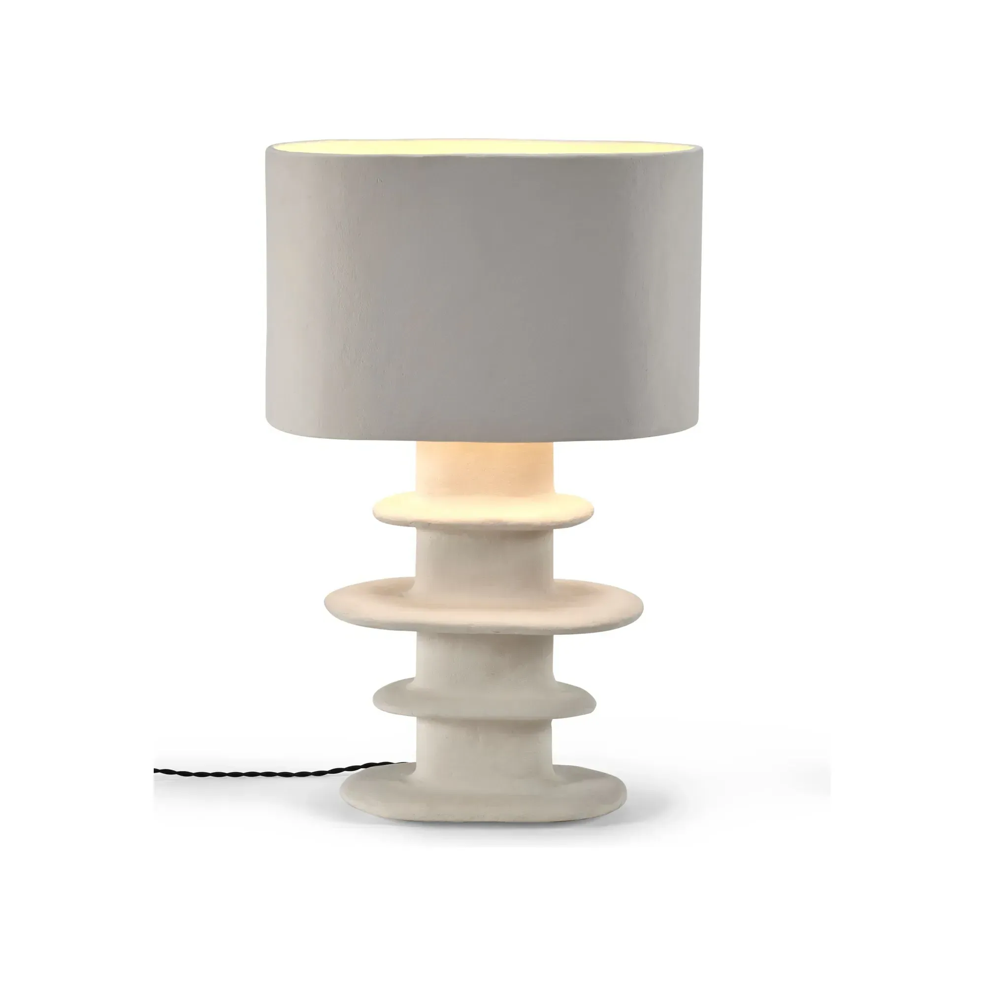 Marie Michielssen Earth Table Lamp - White, Papier-Mâché product