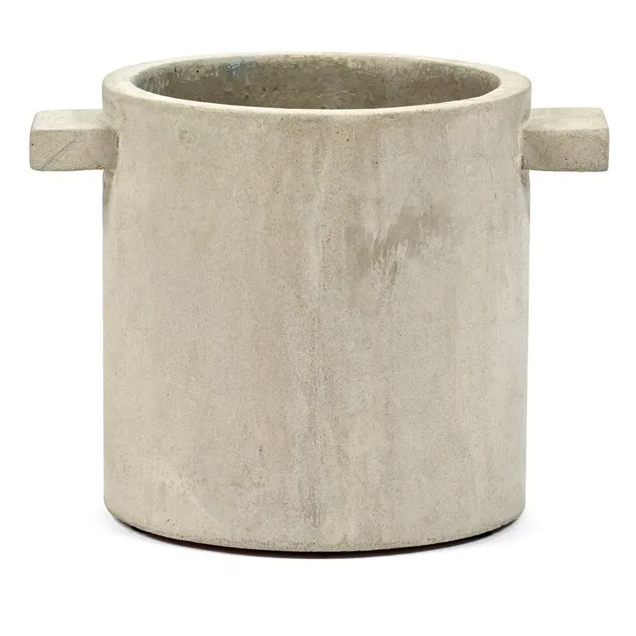 Marie Michielssen Round Plant Pot - Grey, Concrete product
