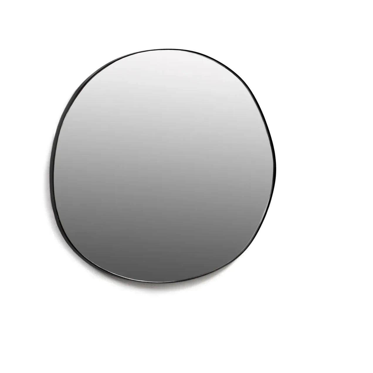 Marie Michielssen Round Wall Mirror - Black, Steel product