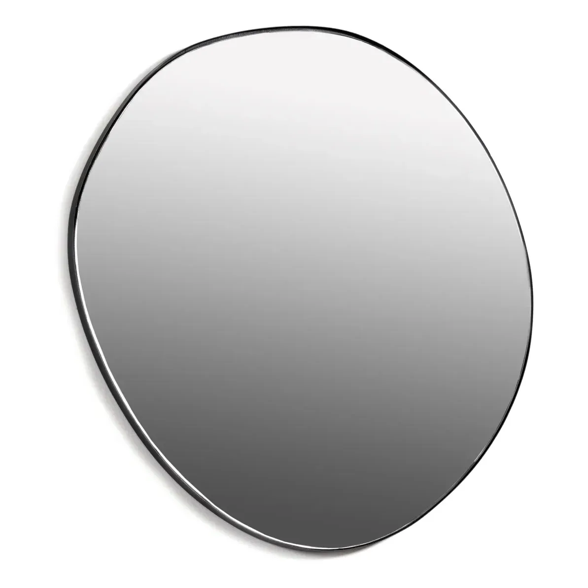 Marie Michielssen Round Wall Mirror - Black, Steel product