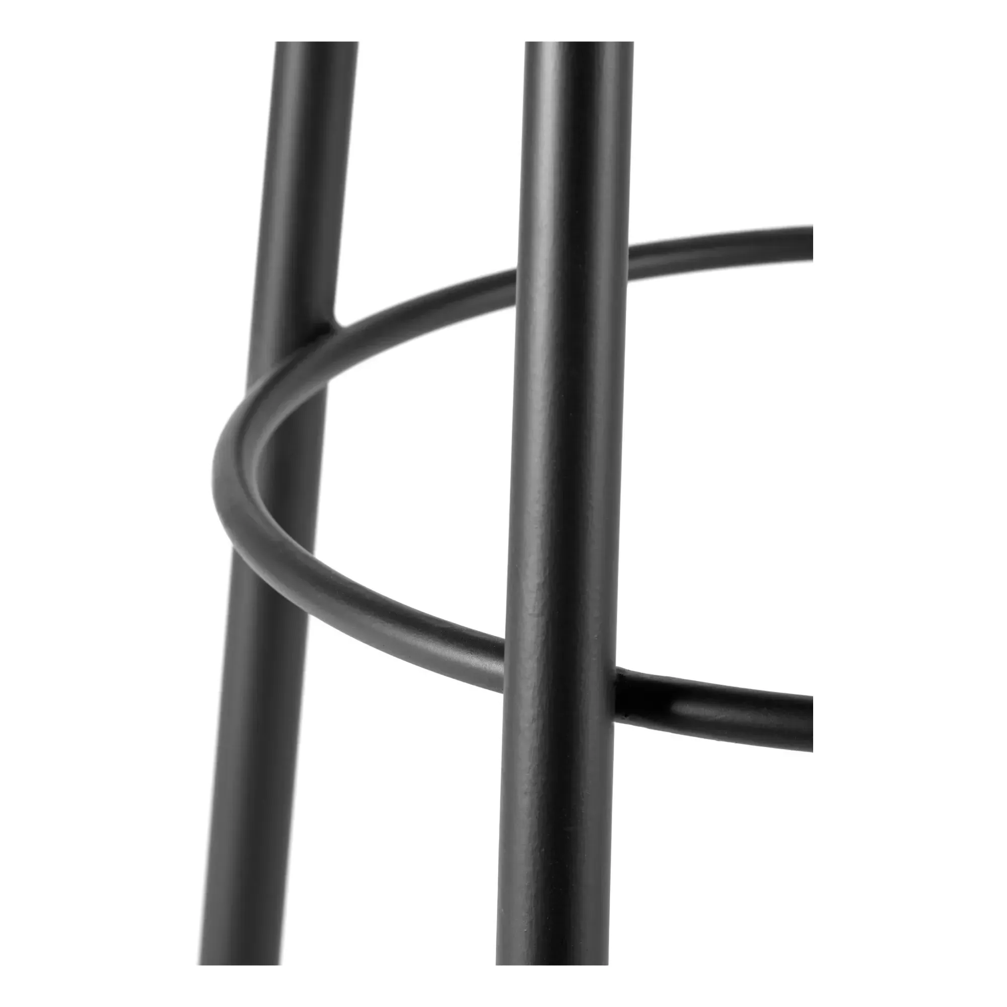 Marie Michielssen Stool with Metal Base - Black, Wood alternate view