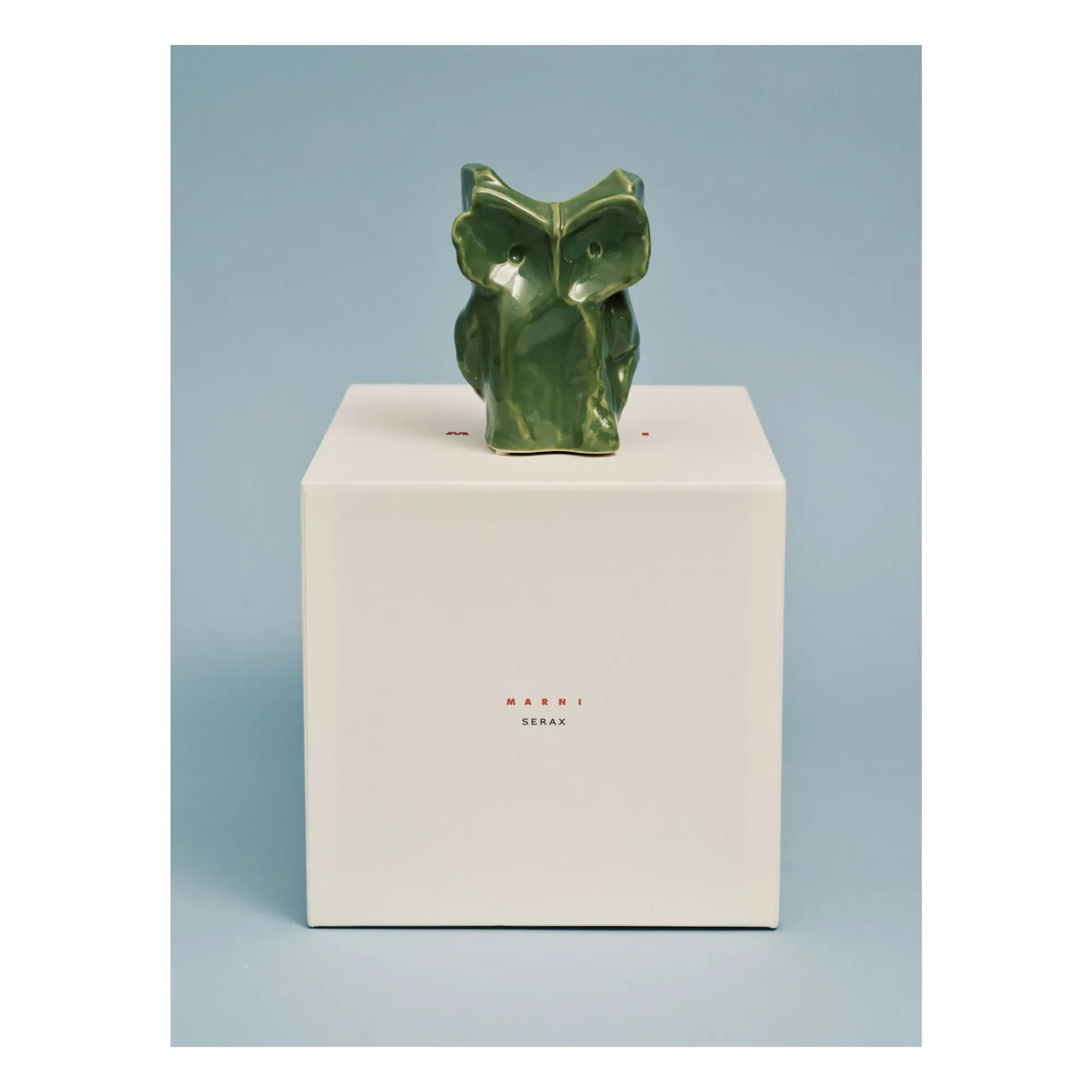 Marni After Midnight Owl Vase - Green, Stoneware alternate view