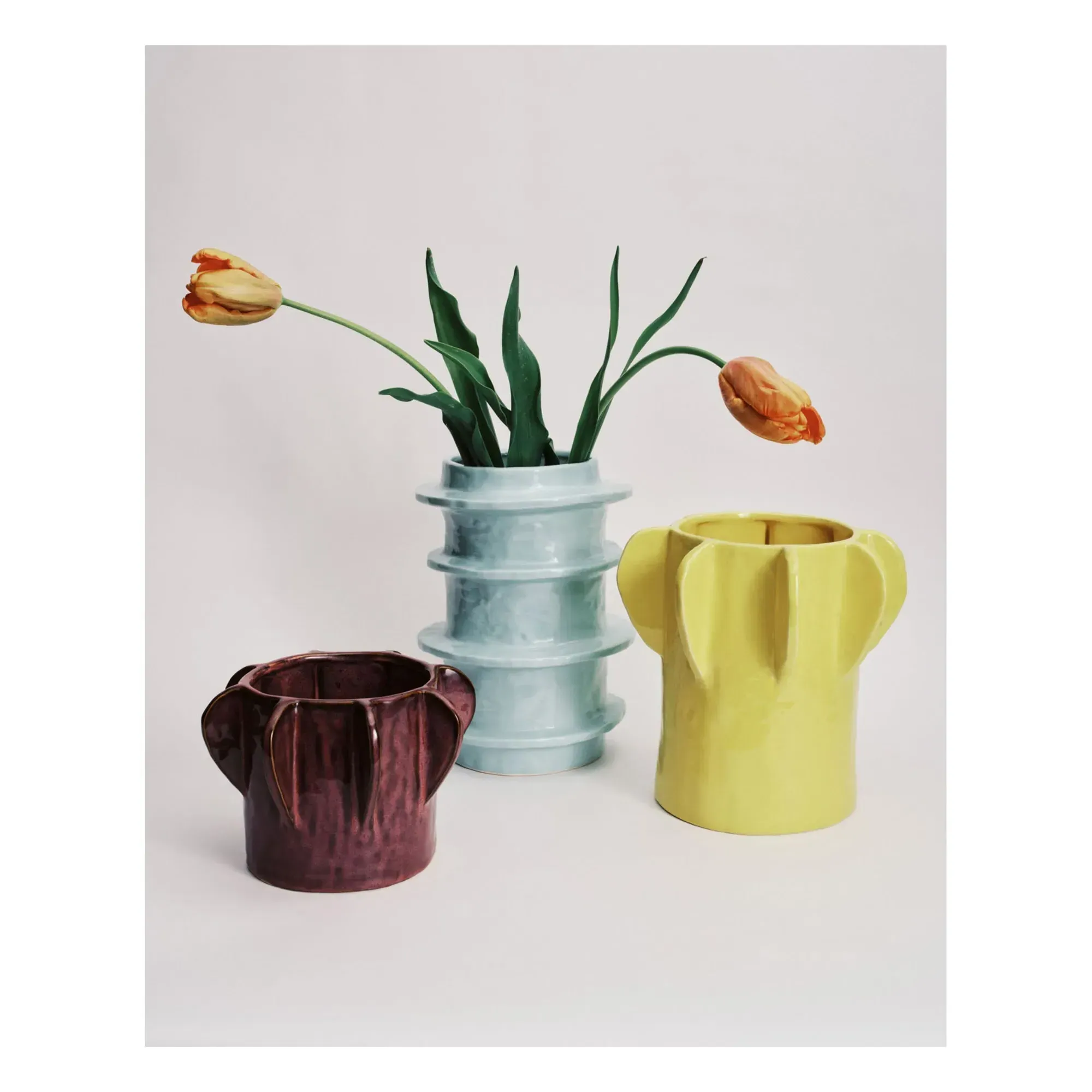 Molly Marie Michielssen Vase 01 - Yellow, Stoneware alternate view