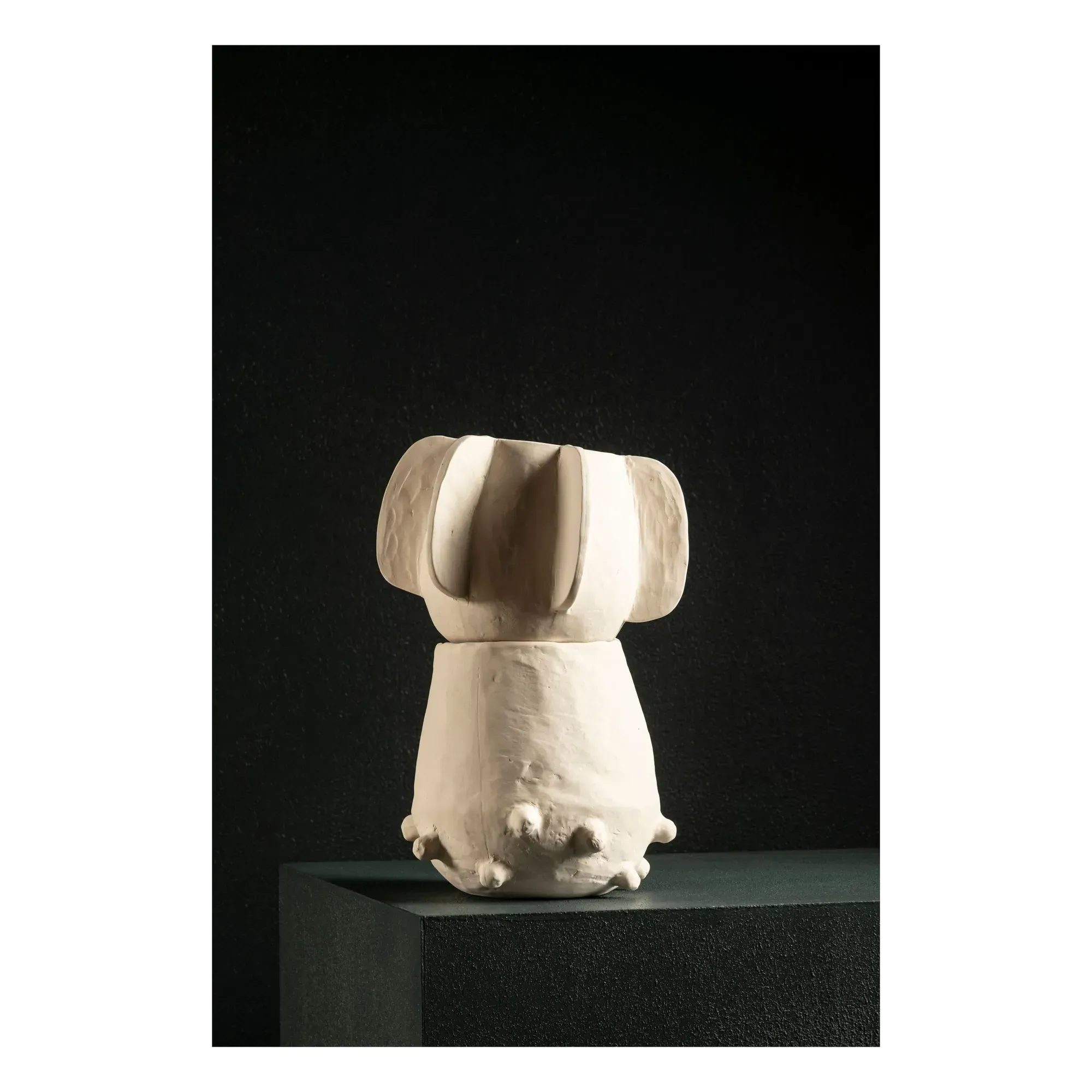 Molly Stoneware Pot Cover - Cream alternate view