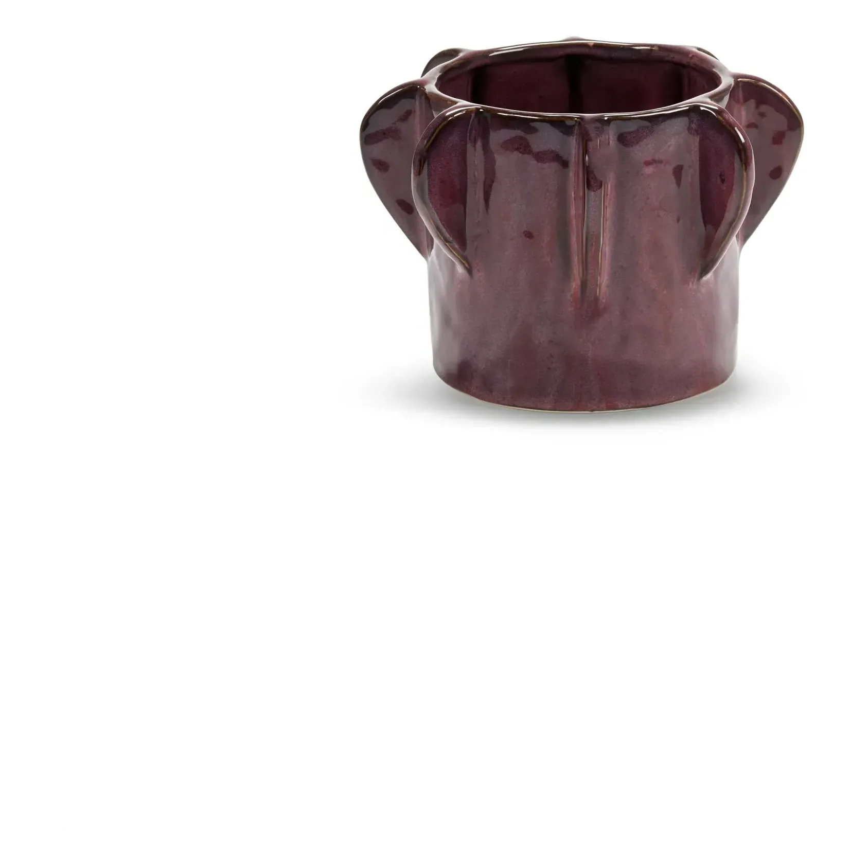Molly Vase 02 by Marie Michielssen - Aubergine, Stoneware product