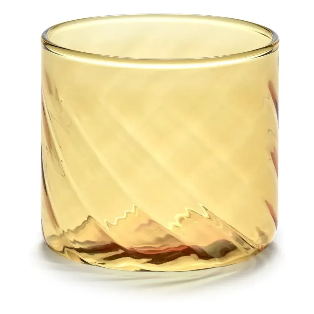 Nabucho Waww La Table Glasses Set of 4 - Yellow, Borosilicate Glass product