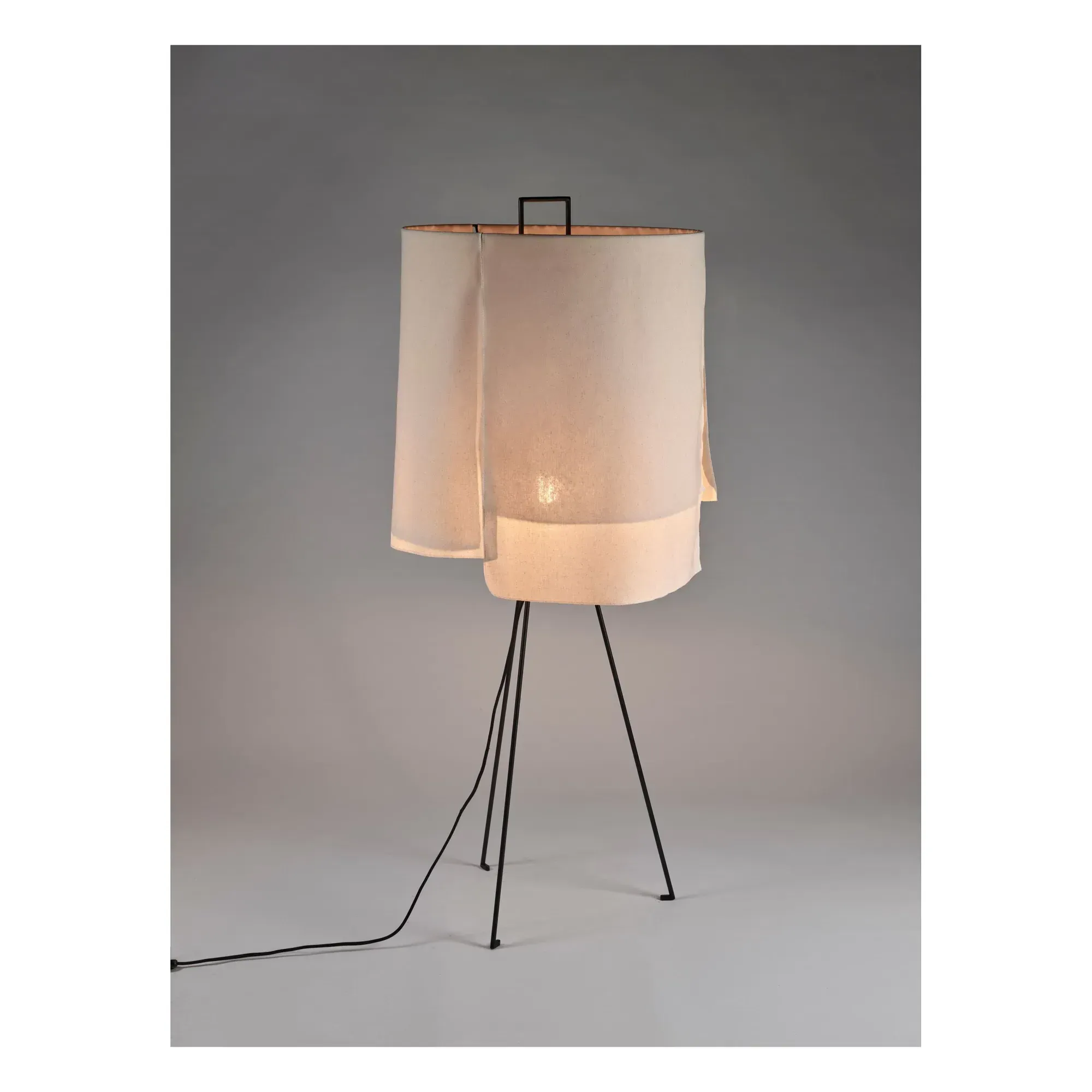 Nomad Floor Lamp - Dark Beige, Linen alternate view
