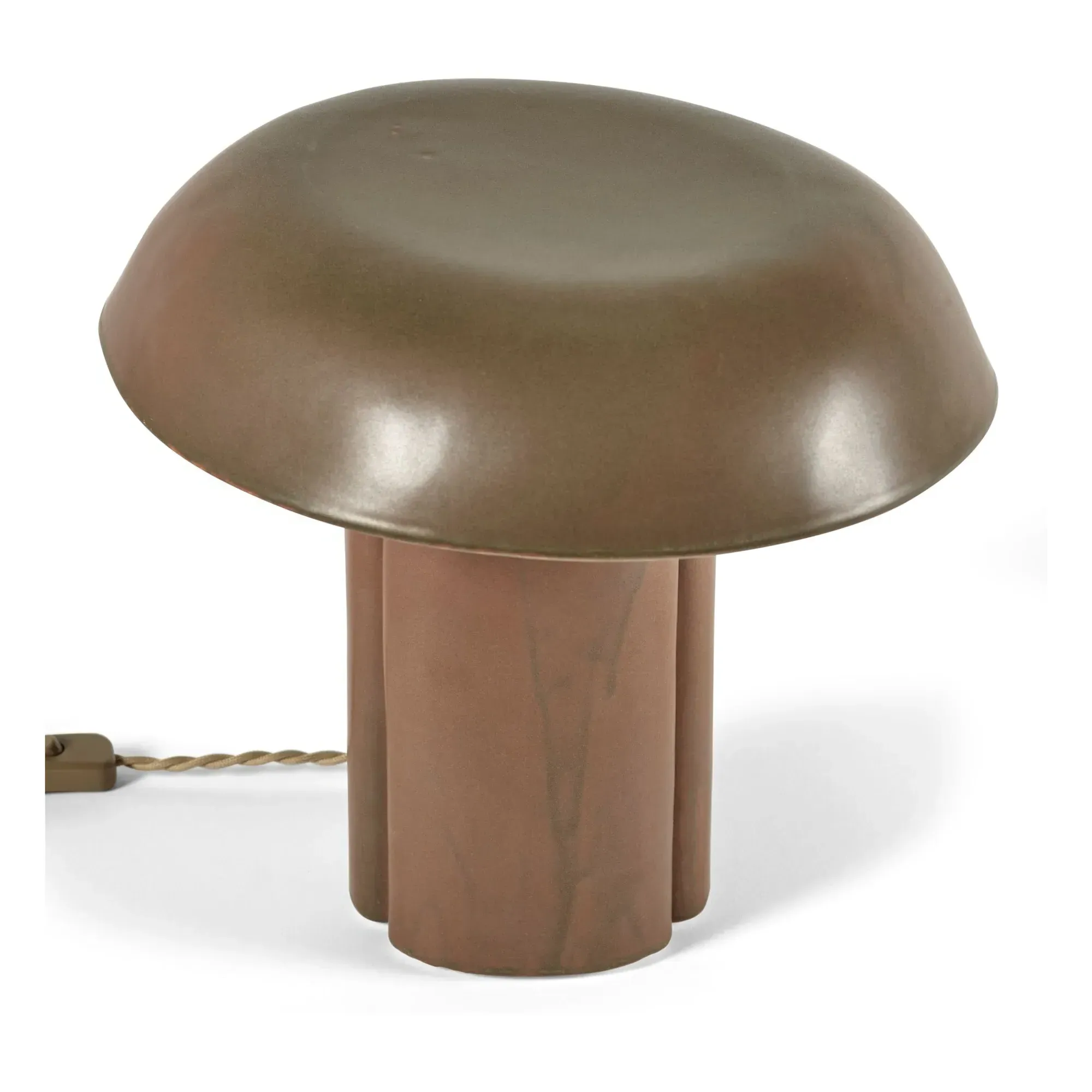 Oliver by Anita Le Grelle Table Lamp - Brown, Stoneware product