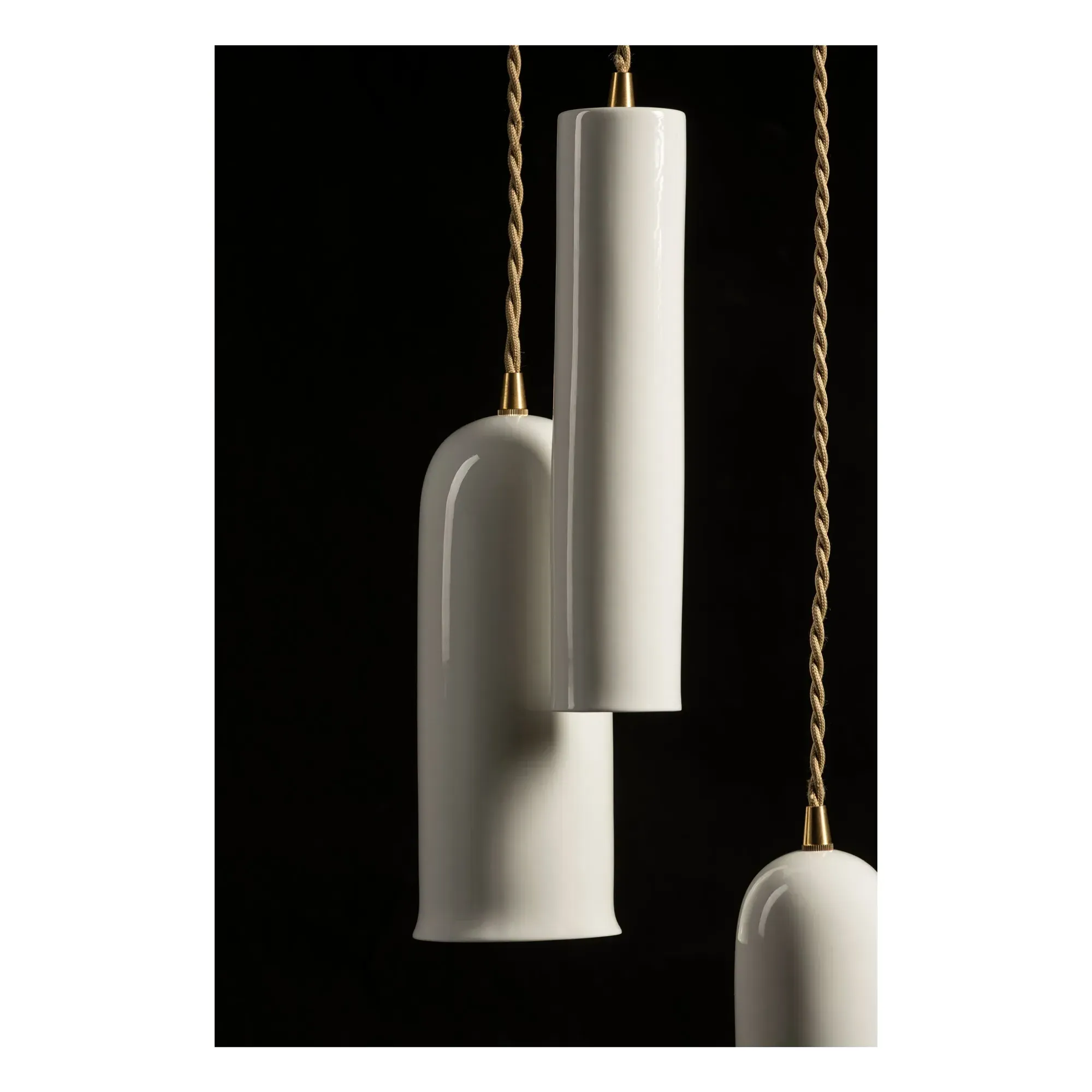 Olympia N°4 Anita Le Grelle Hanging Lamp - White, Porcelain alternate view