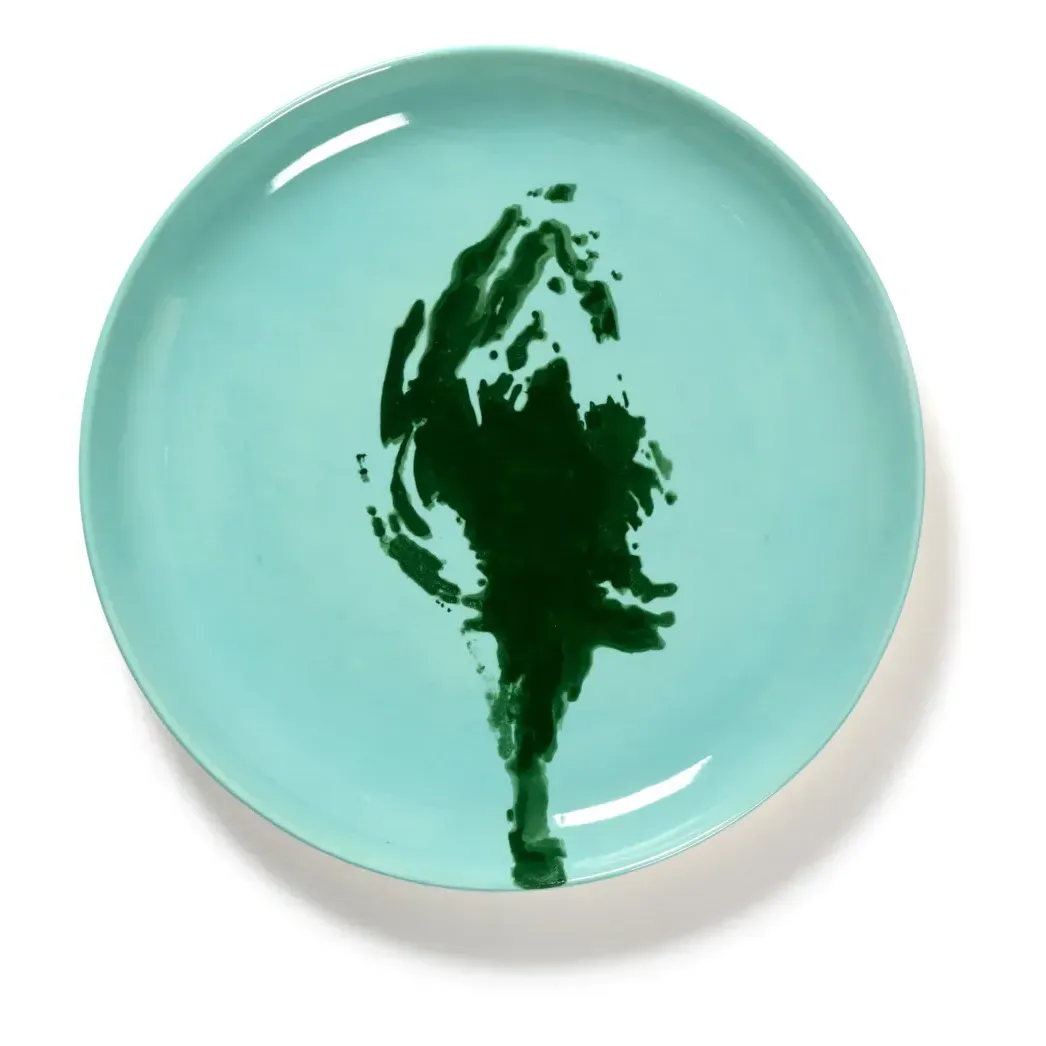 Ottolenghi FEAST Set of 2 Artichoke Plates - Turquoise, Sandstone product