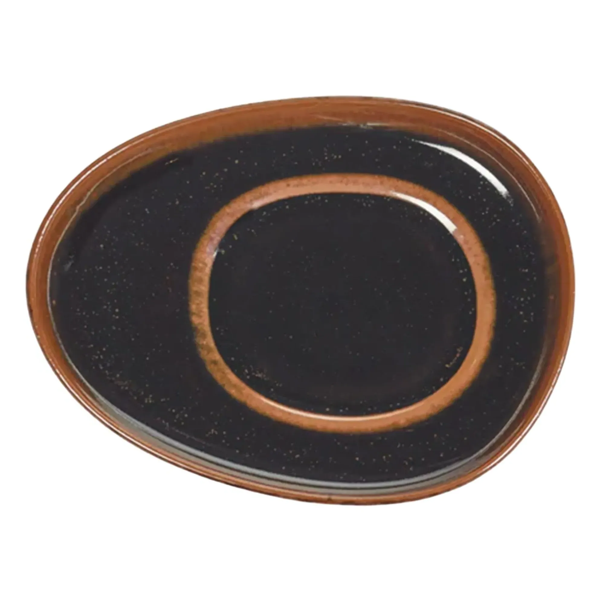 Out of Lines by Uncharted Coasters Set of 2 - Brown, Stoneware alternate view
