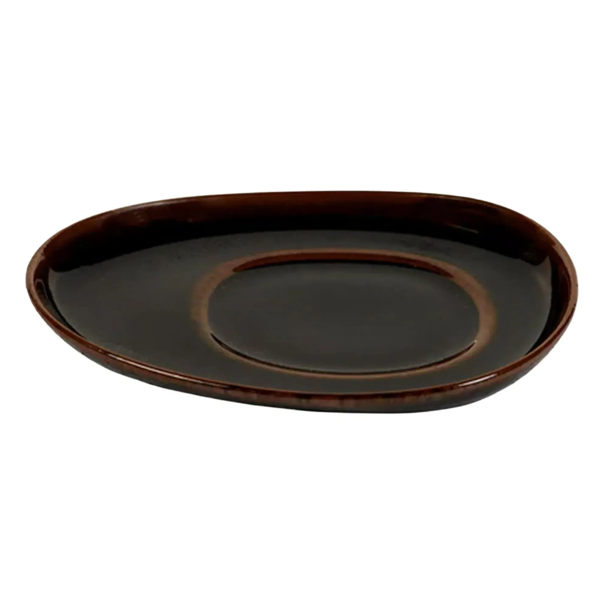 Out of Lines by Uncharted Coasters Set of 2 - Brown, Stoneware product