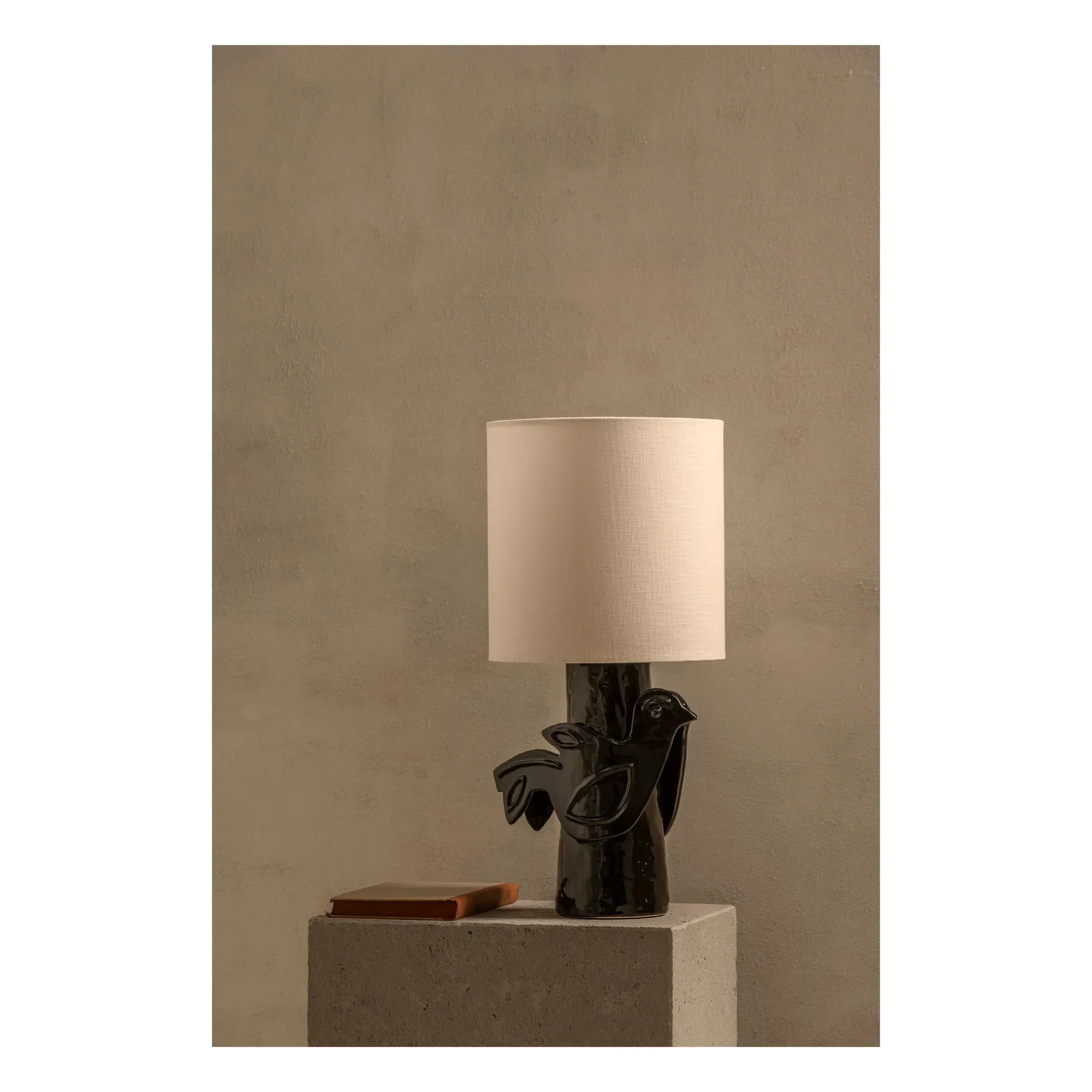 Paloma by Marie Michielssen Stoneware Table Lamp - Black alternate view