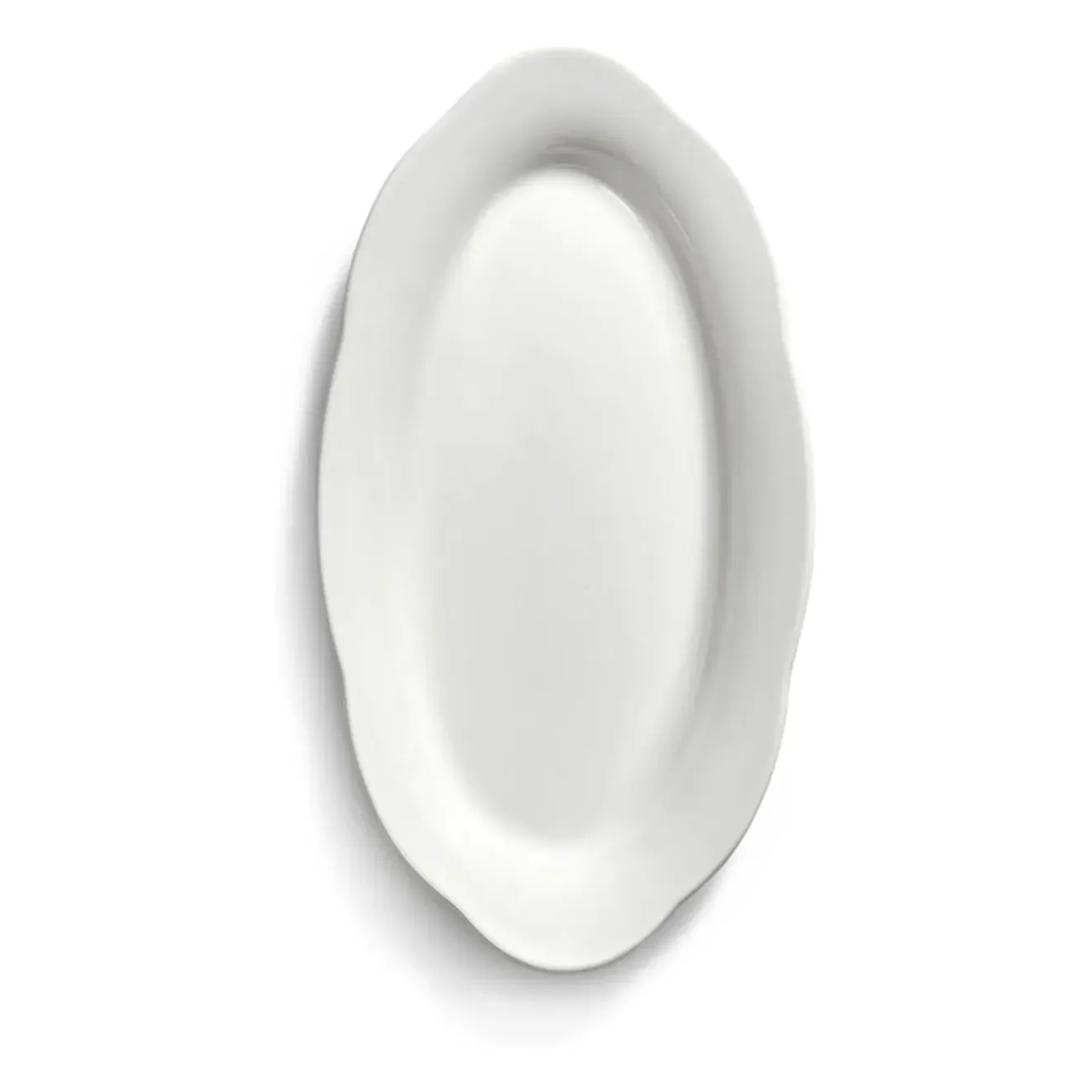Sergio Herman Silhouette Plates Set of 2 - White, Porcelain product