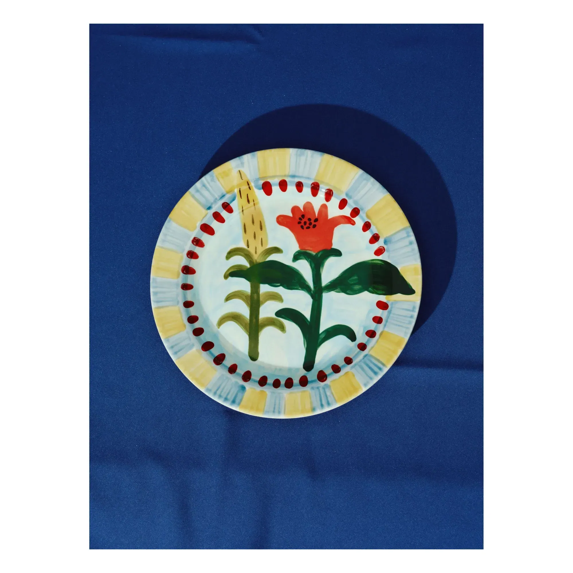 Shurleey Jane January Dinner Plates Set of 2 - Multicoloured, Stoneware alternate view