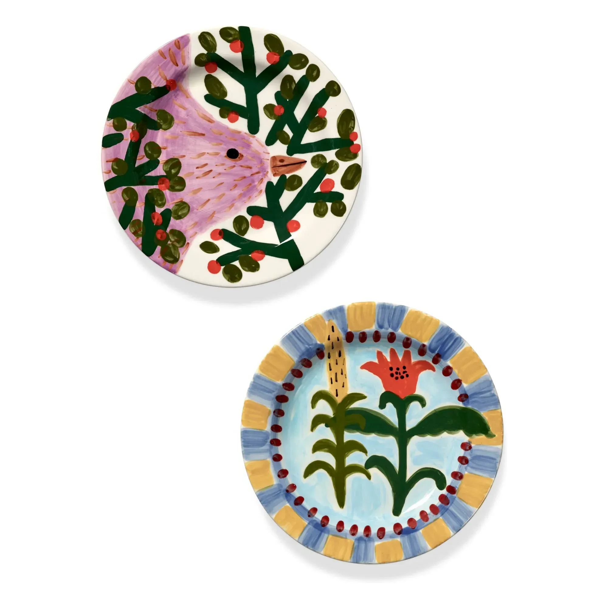 Shurleey Jane January Dinner Plates Set of 2 - Multicoloured, Stoneware product