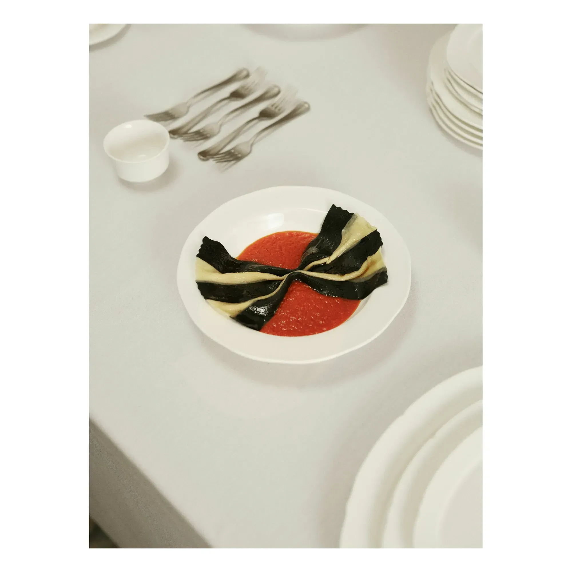 Silhouette by Sergio Herman Soup Plates Set of 4 - White, Porcelain alternate view