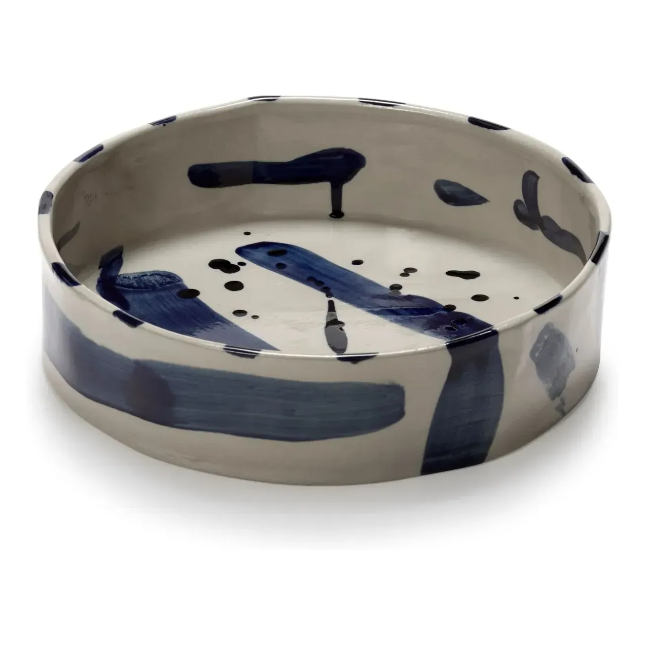 Sophia by Marie Michielssen Round Salad Bowl - Blue, Stoneware product