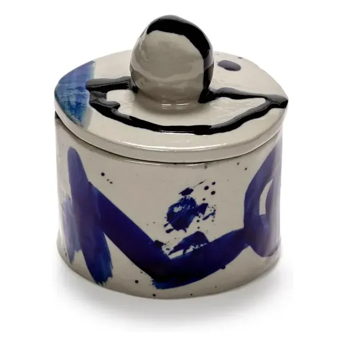 Sophia by Marie Michielssen Storage Pot 01 - Blue, Stoneware product