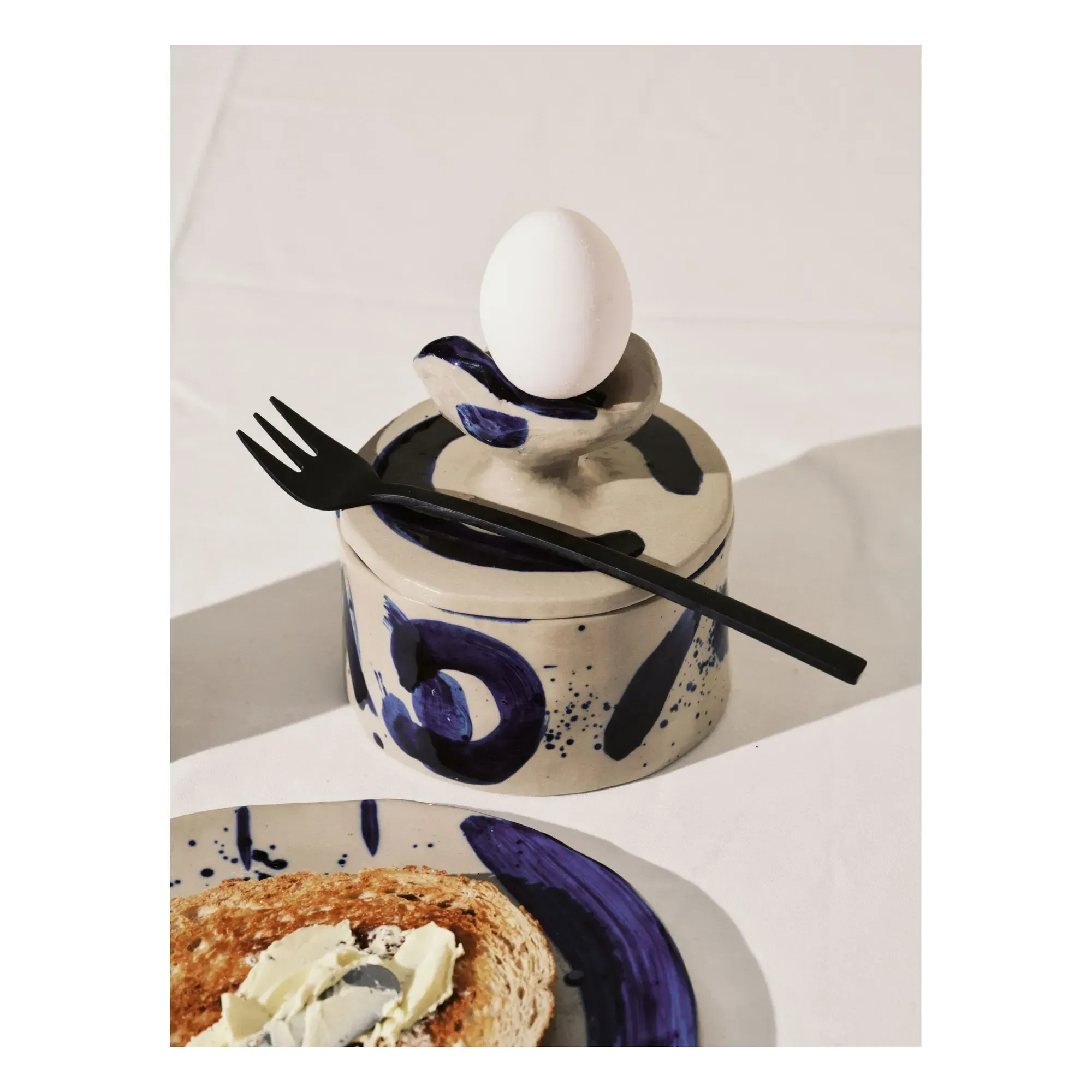 Sophia Marie Michielssen Storage Pot 02 - Blue, Stoneware alternate view