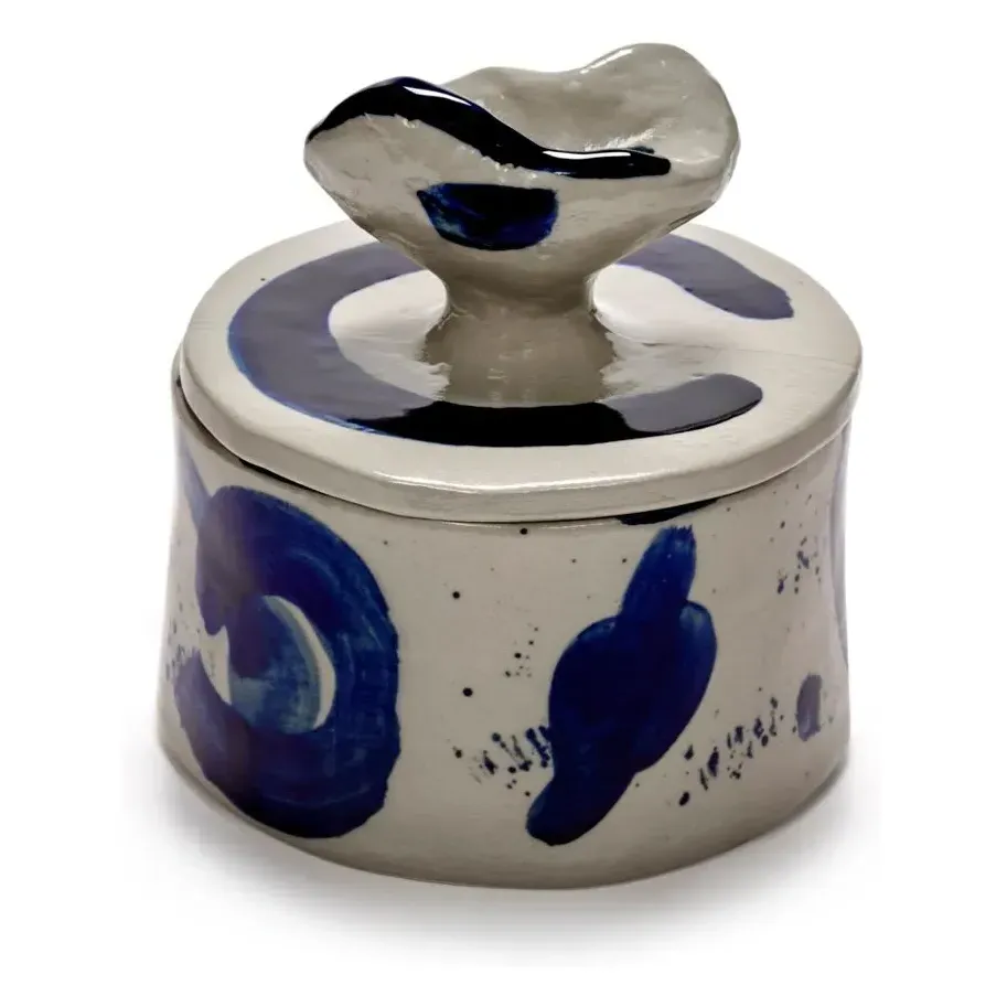 Sophia Marie Michielssen Storage Pot 02 - Blue, Stoneware product