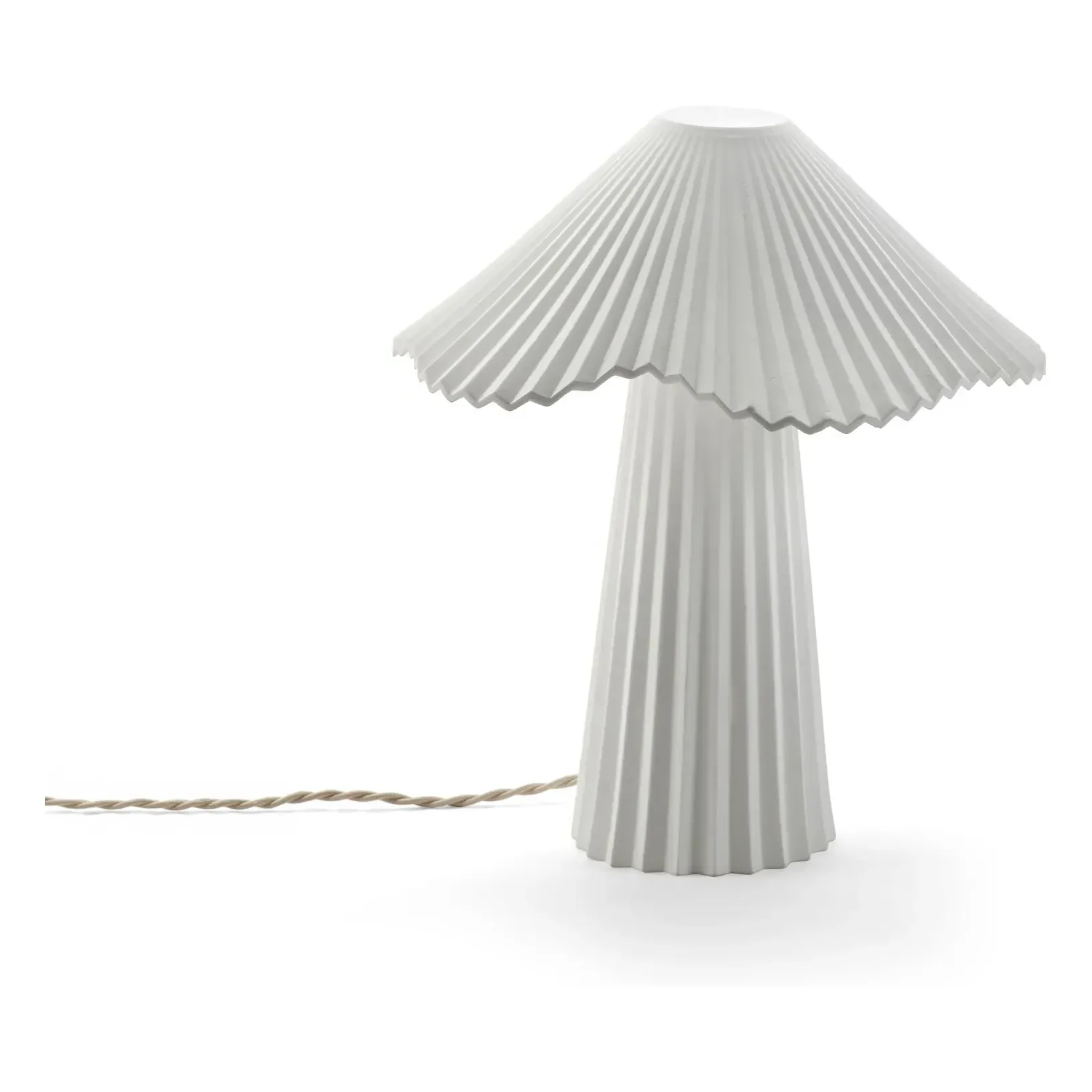Uala by Sebastian Herkner Table Lamp - White, Fine Bone China product