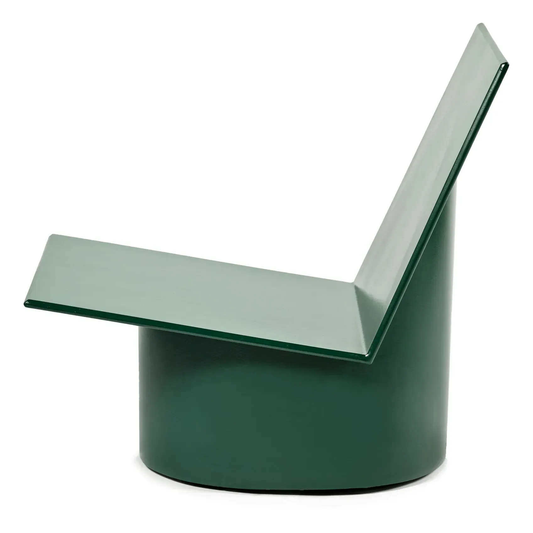 Valerie Easy Chair - Green, Lacquered Steel alternate view