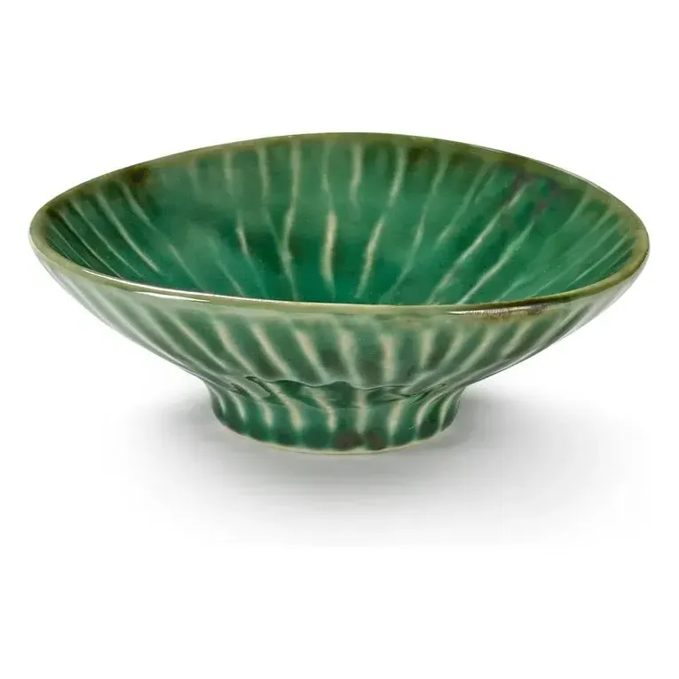 Verde Lanza by Pascale Naessens Set of 2 Bowls - Green, Stoneware product