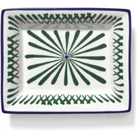 Waww La Table Baazar Dish Set of 2 - Green, Stoneware alternate view