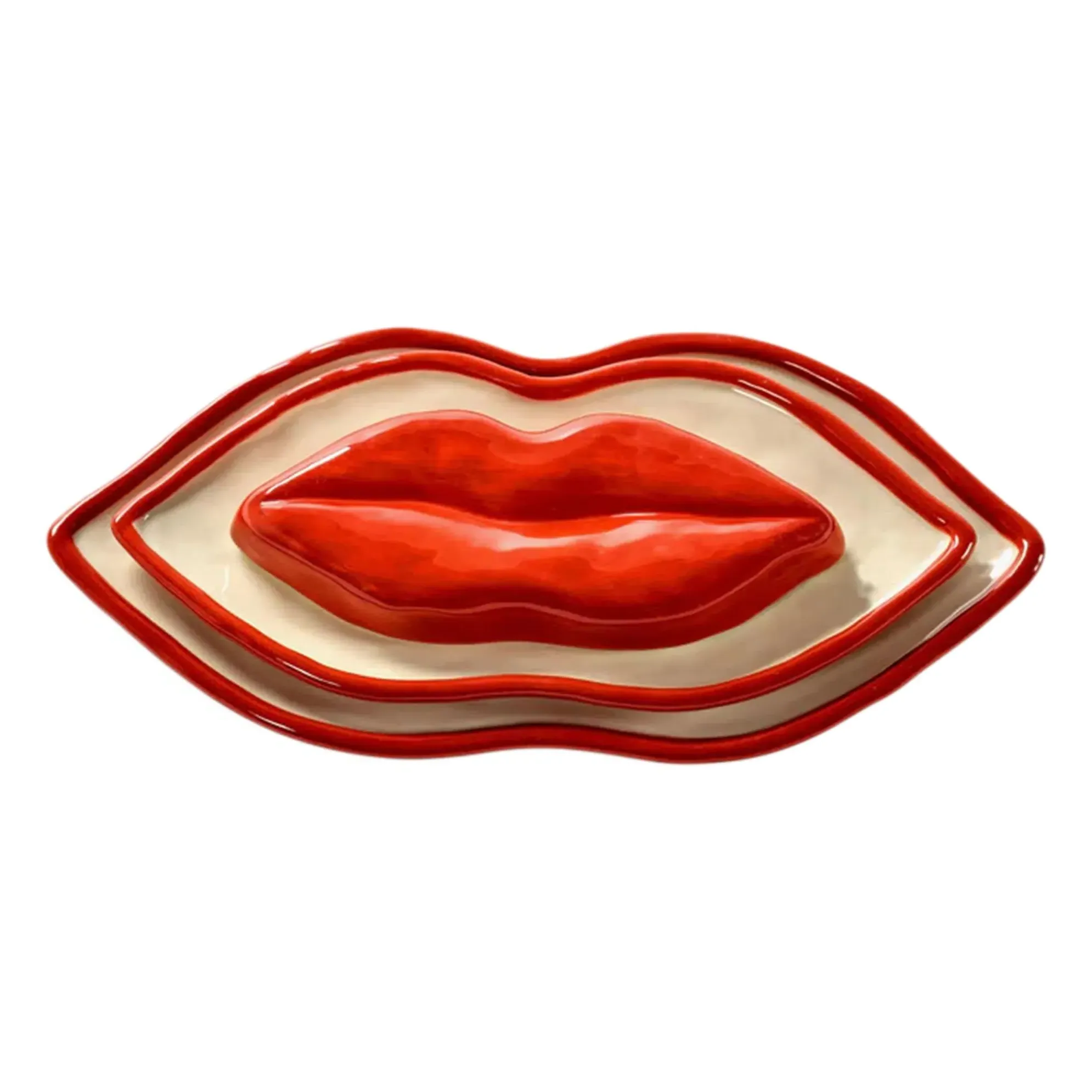 Wouters & Hendrix Les Objets Mouleversants Serving Dishes Set of 3 - Red, Stoneware product