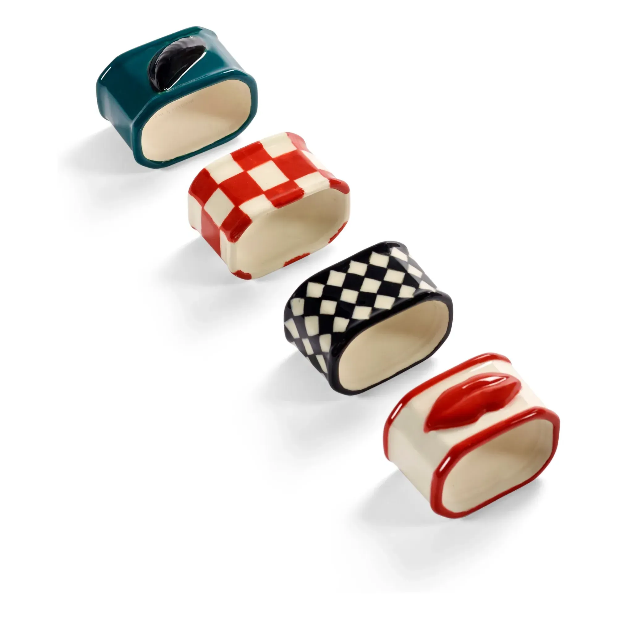 Wouters & Hendrix Napkin Rings Set of 4 - Stoneware product