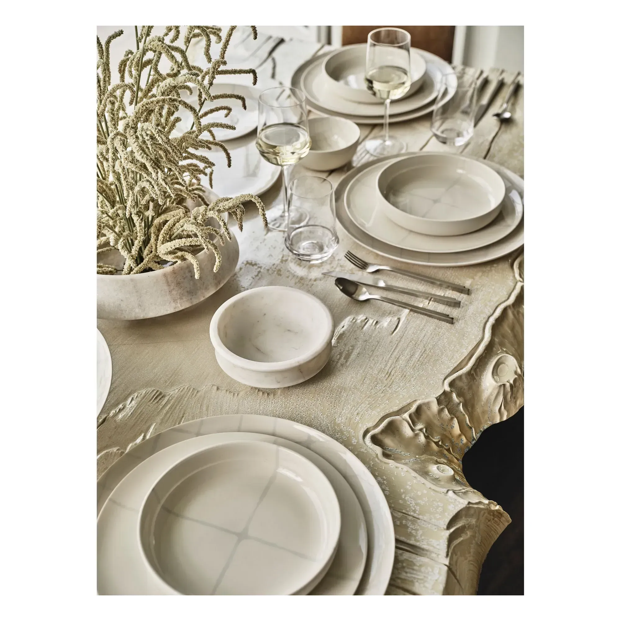Zuma by Kelly Wearstler Set of 2 Plates - White, Porcelain alternate view