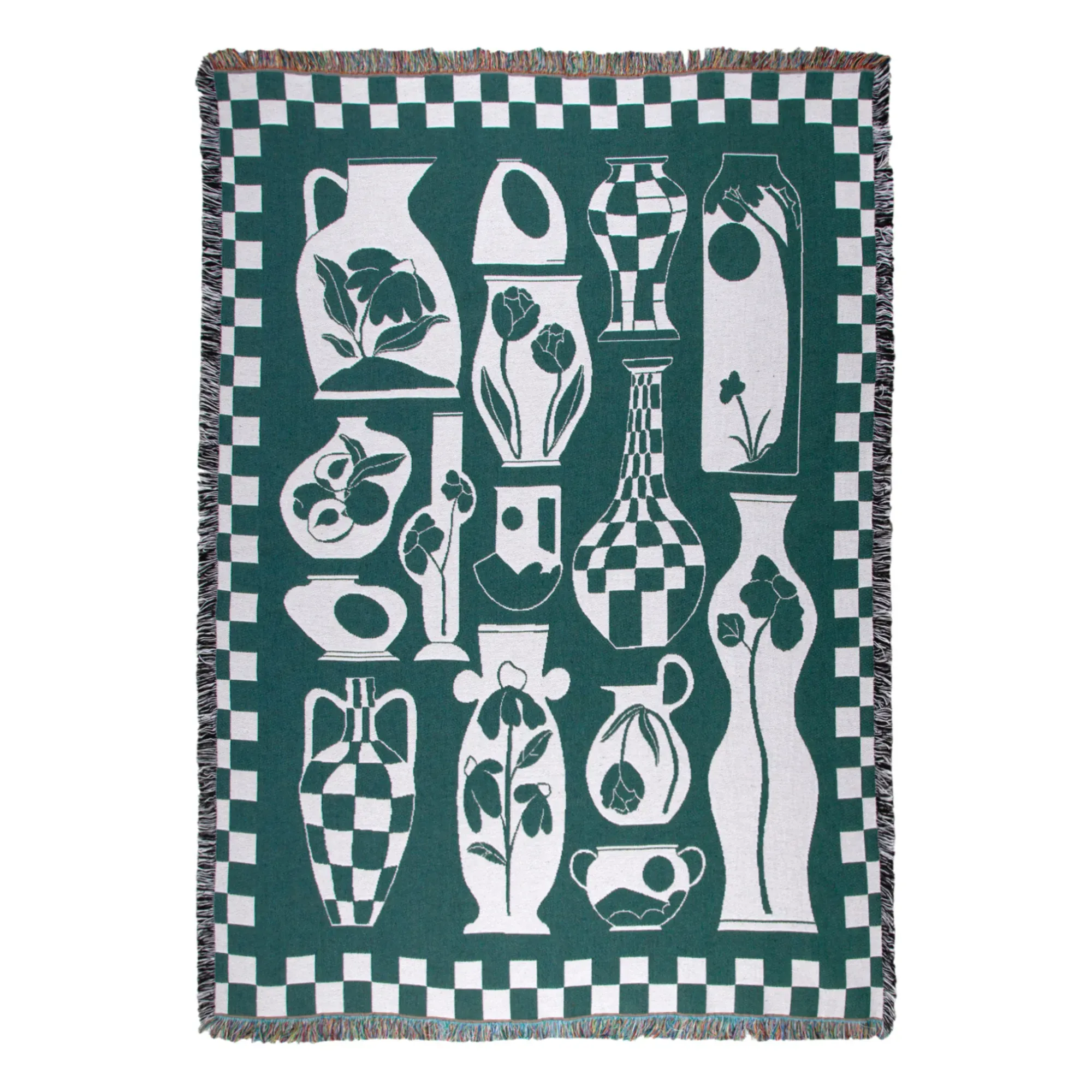 Duffy Throw by Niamv Power - Multicoloured, Recycled Cotton product