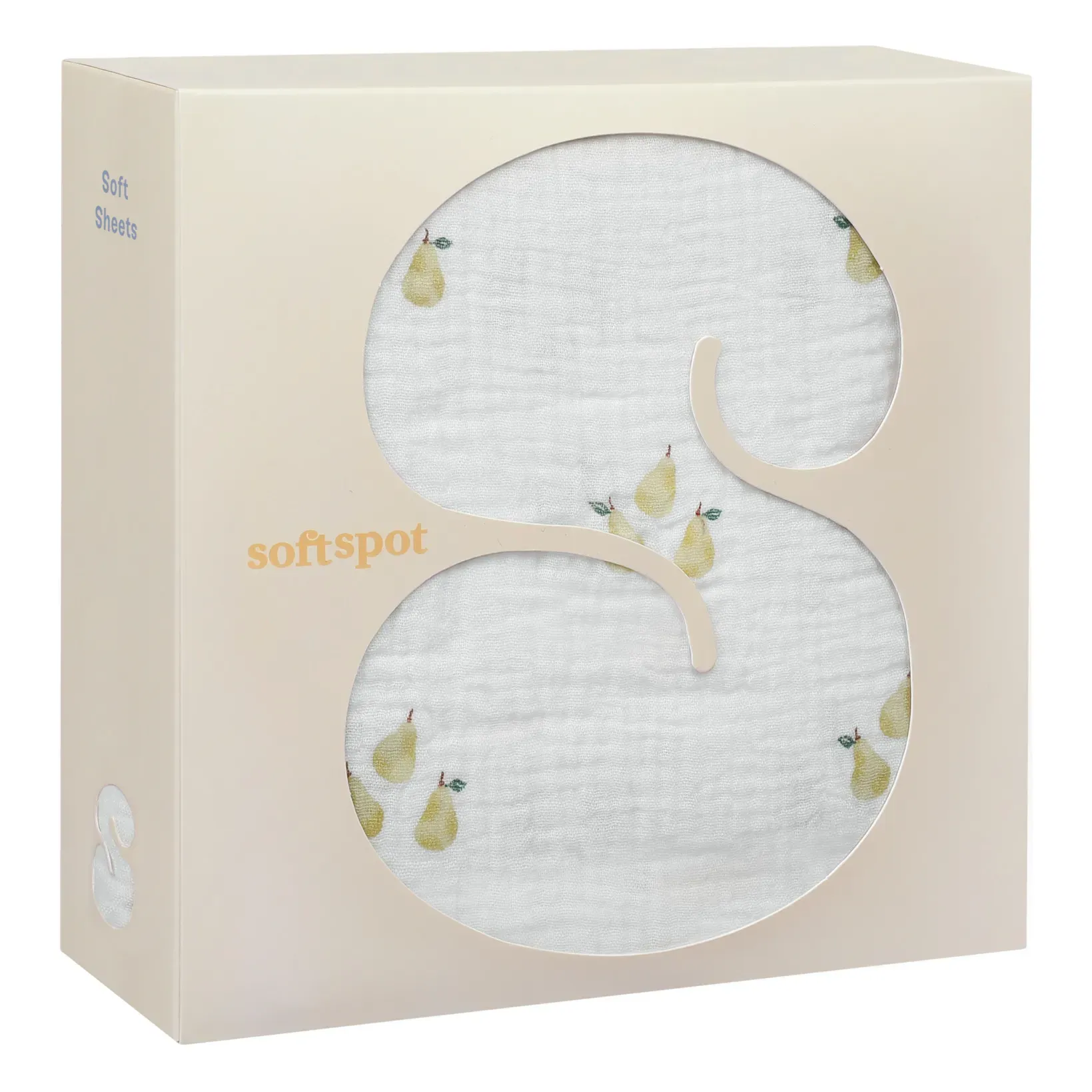 Organic Cotton Fitted Sheet - Pear product