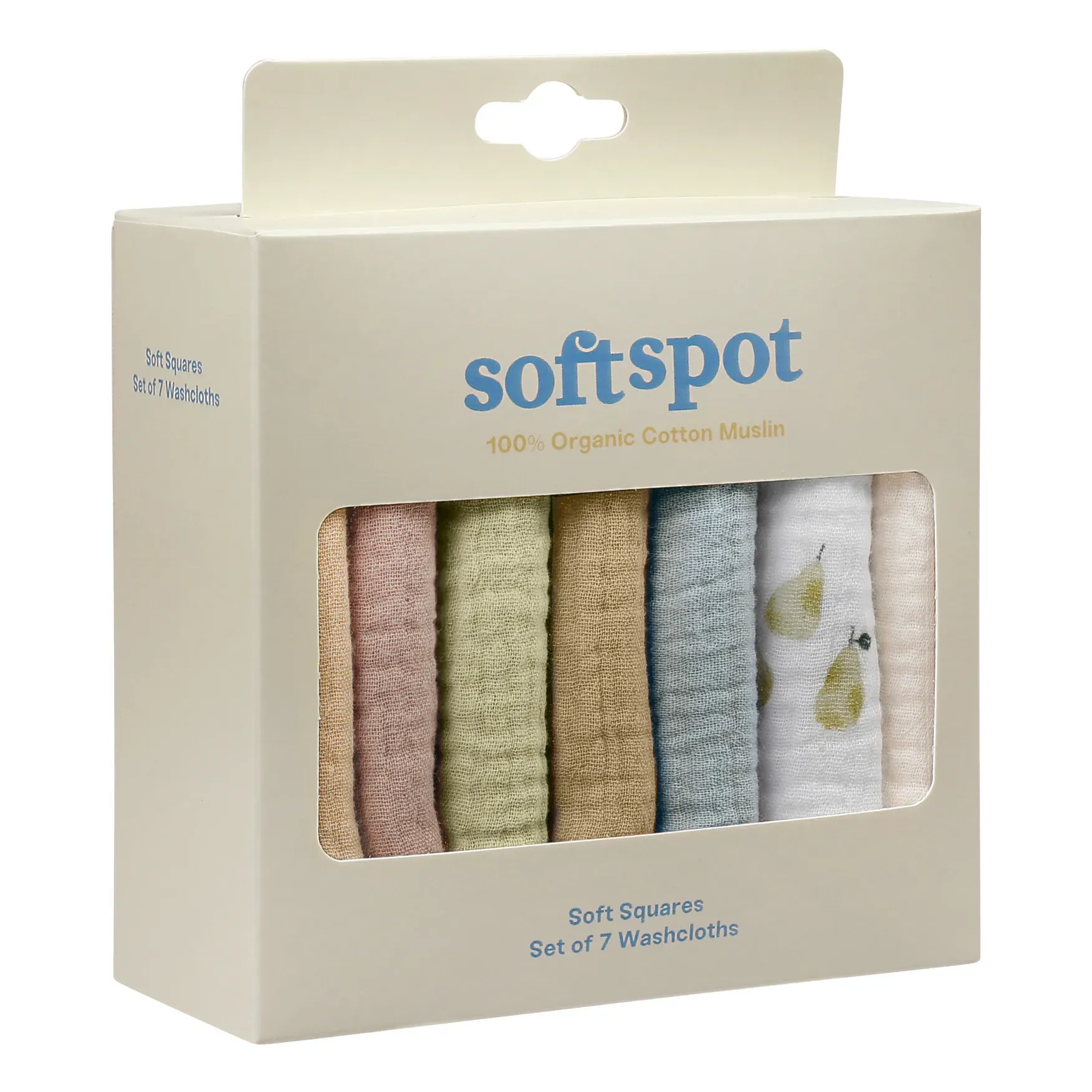 Pear Organic Cotton Towel Set of 7 - Multicoloured product