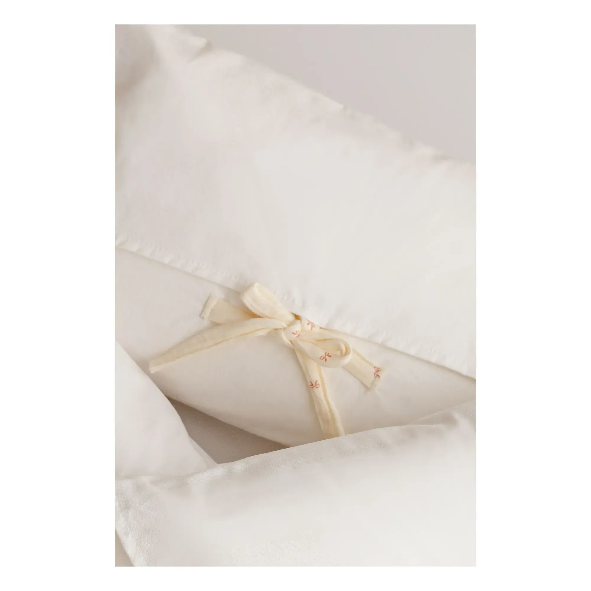 Ribbon Quilted Blanket - Ecru, Organic Cotton product
