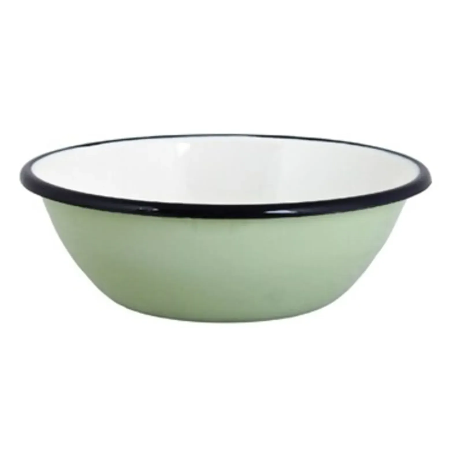 Emil Round Enamel Bowl - Green product