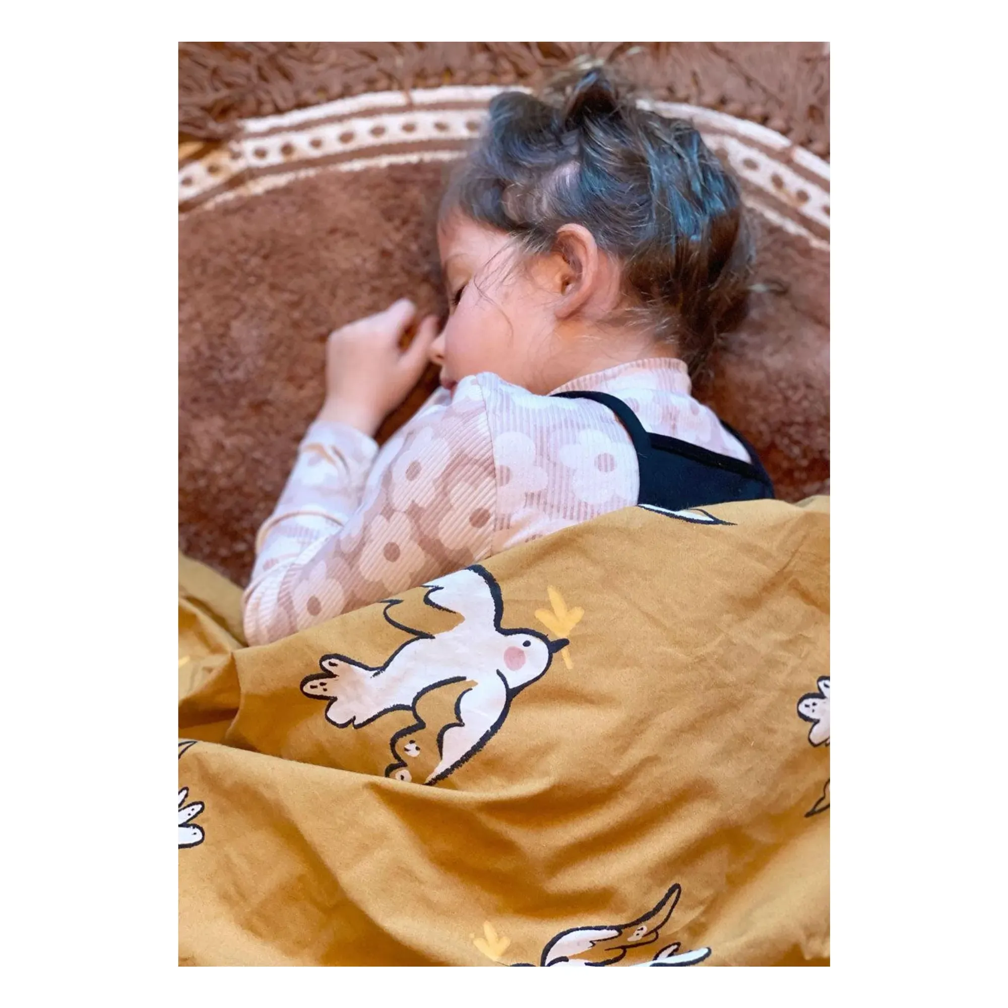 Bird Bed Linen Set - Ochre, Organic Cotton product