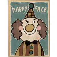 Clown Large Poster - Multicoloured, Recycled Paper alternate view