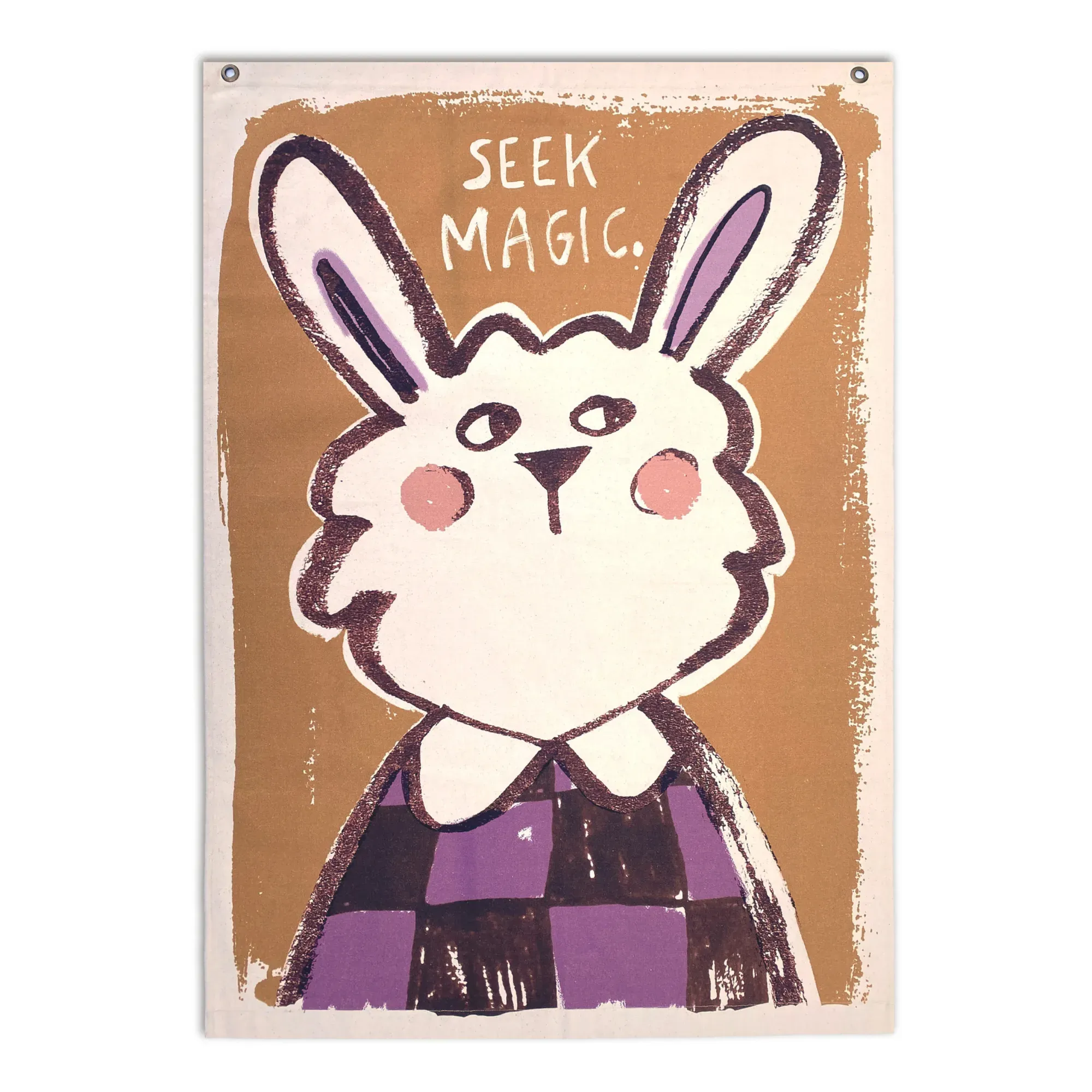 Rabbit Wall Hanging - Multicoloured, Cotton product