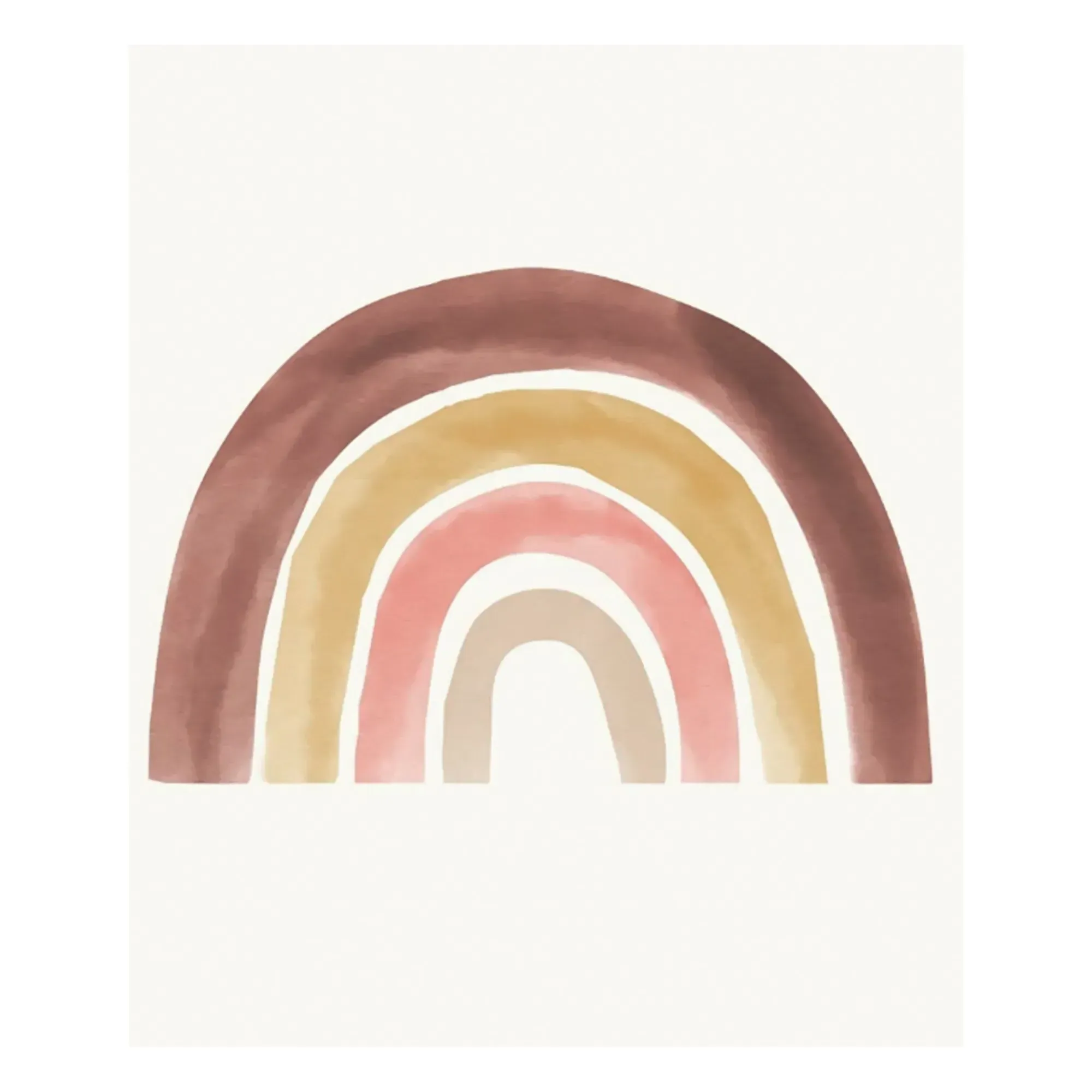 Rainbow M Decorative Wall Sticker - Multicoloured product