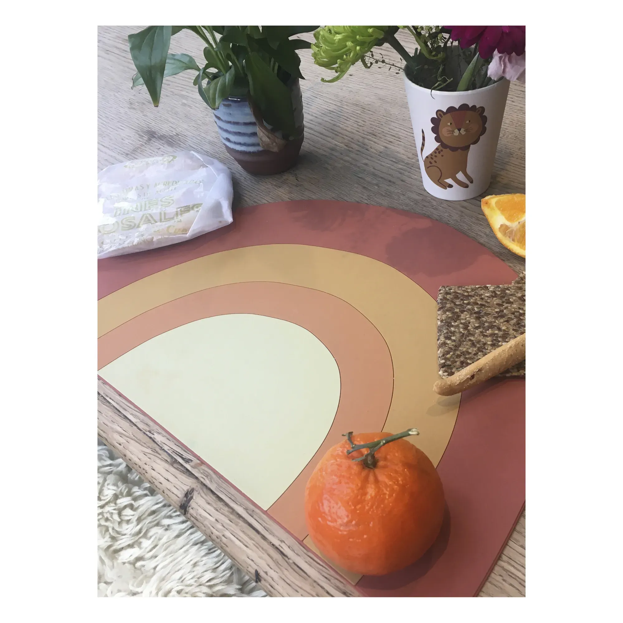Rainbow Placemat - Multicoloured, Silicone alternate view