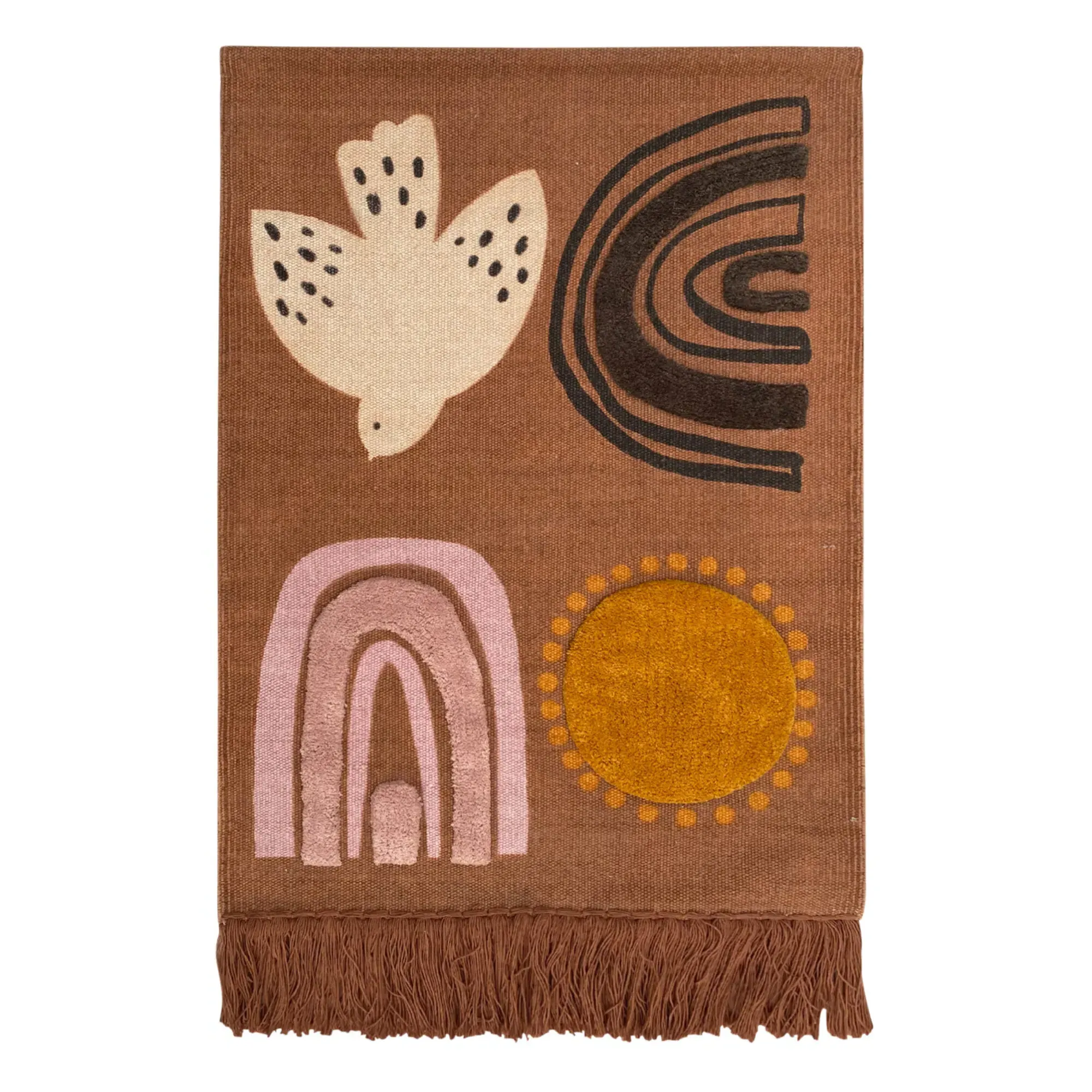 Sunset Tufted Wall Rug - Multicoloured, Cotton product
