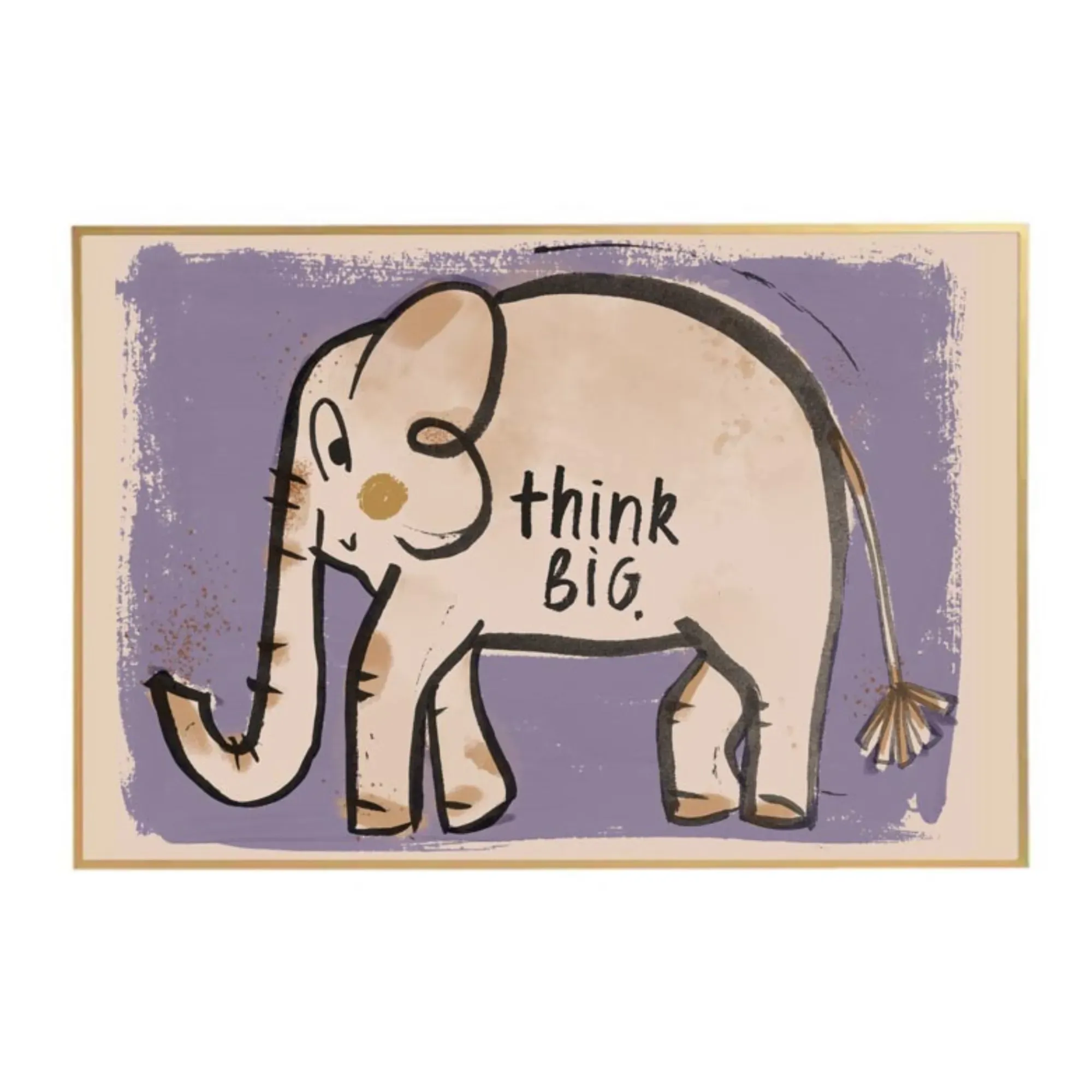 Think Big Large Wall Poster - Multicoloured product