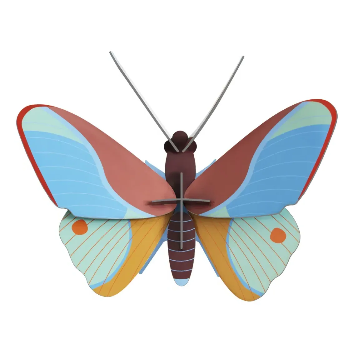 Claudina Butterfly Wall Decoration - Multicoloured, Recycled Cardboard product