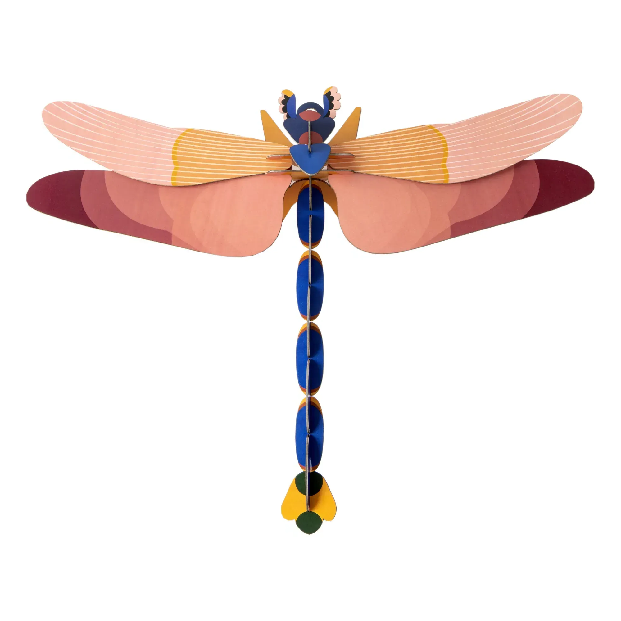 Giant Dragonfly Wall Decoration - Multicoloured, Recycled Cardboard product