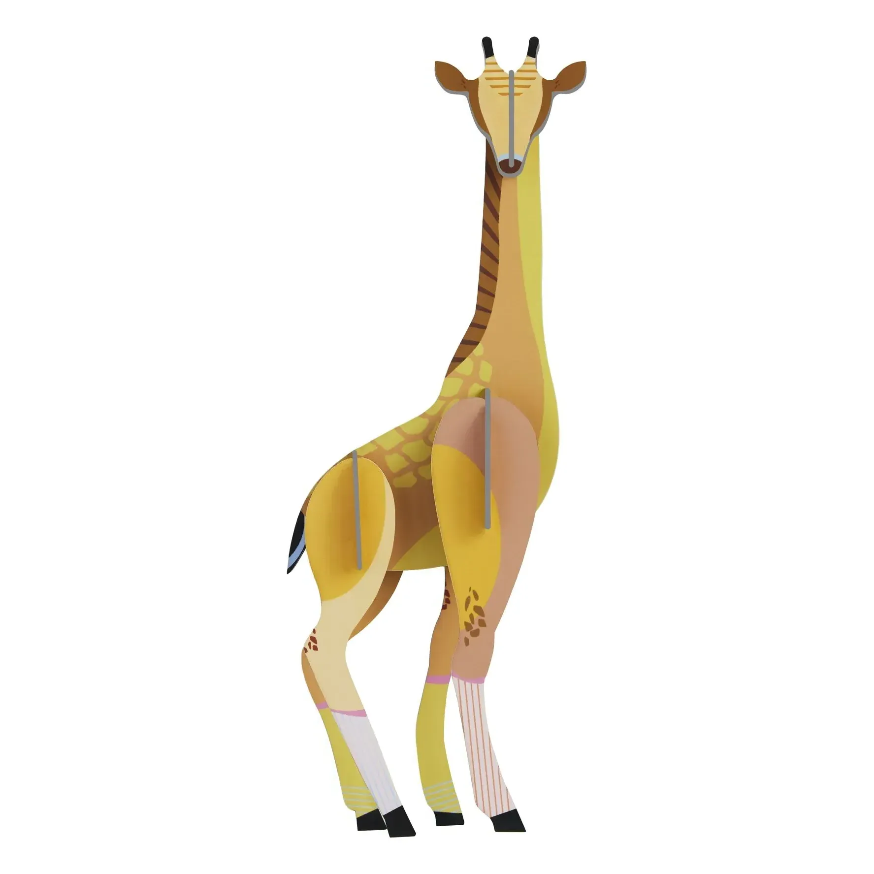 Giraffe 3D Wall Decoration - Multicoloured, Recycled Cardboard product